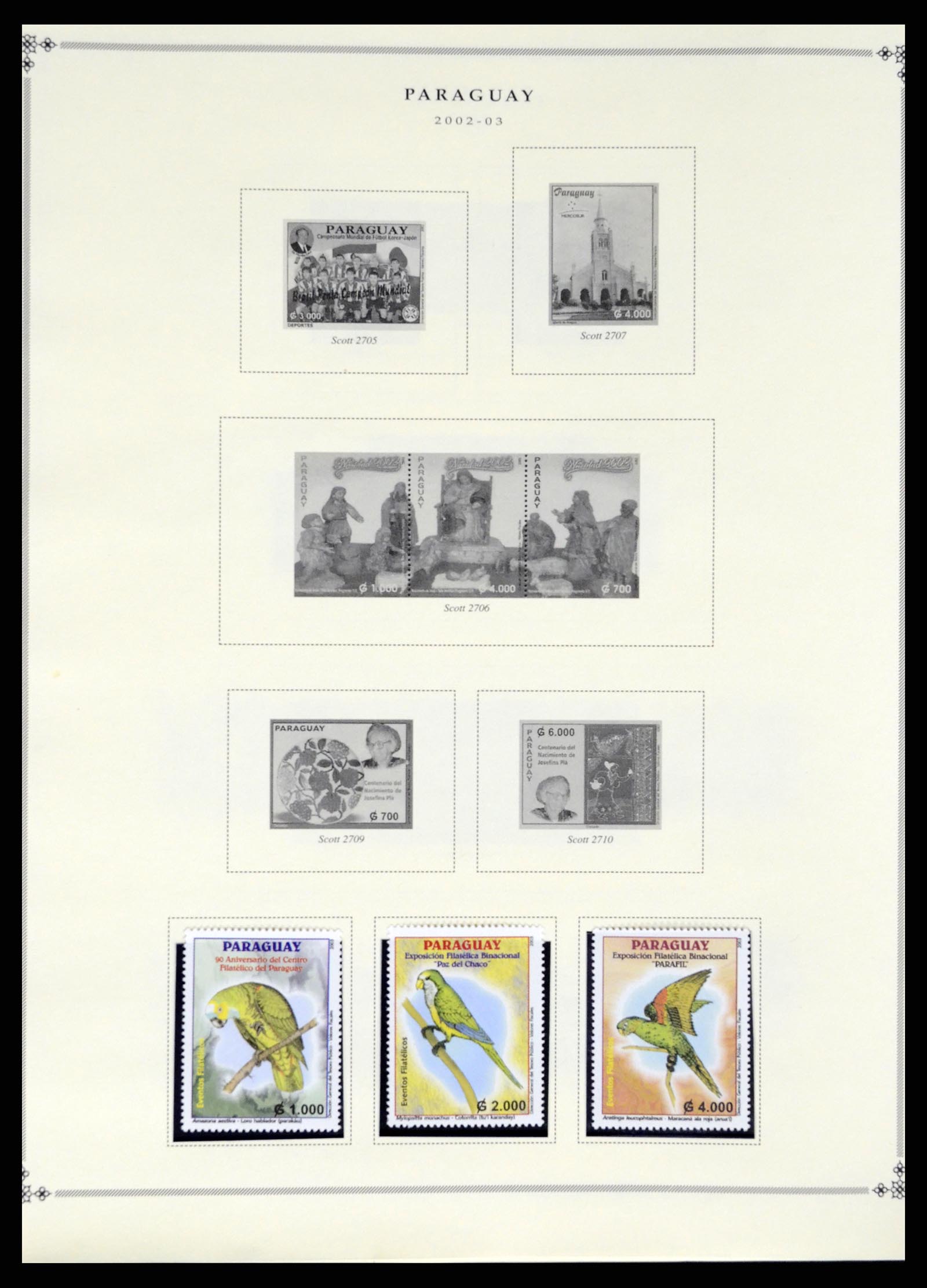37227 837 - Postzegelverzameling 37227 Paraguay 1870-2000.
