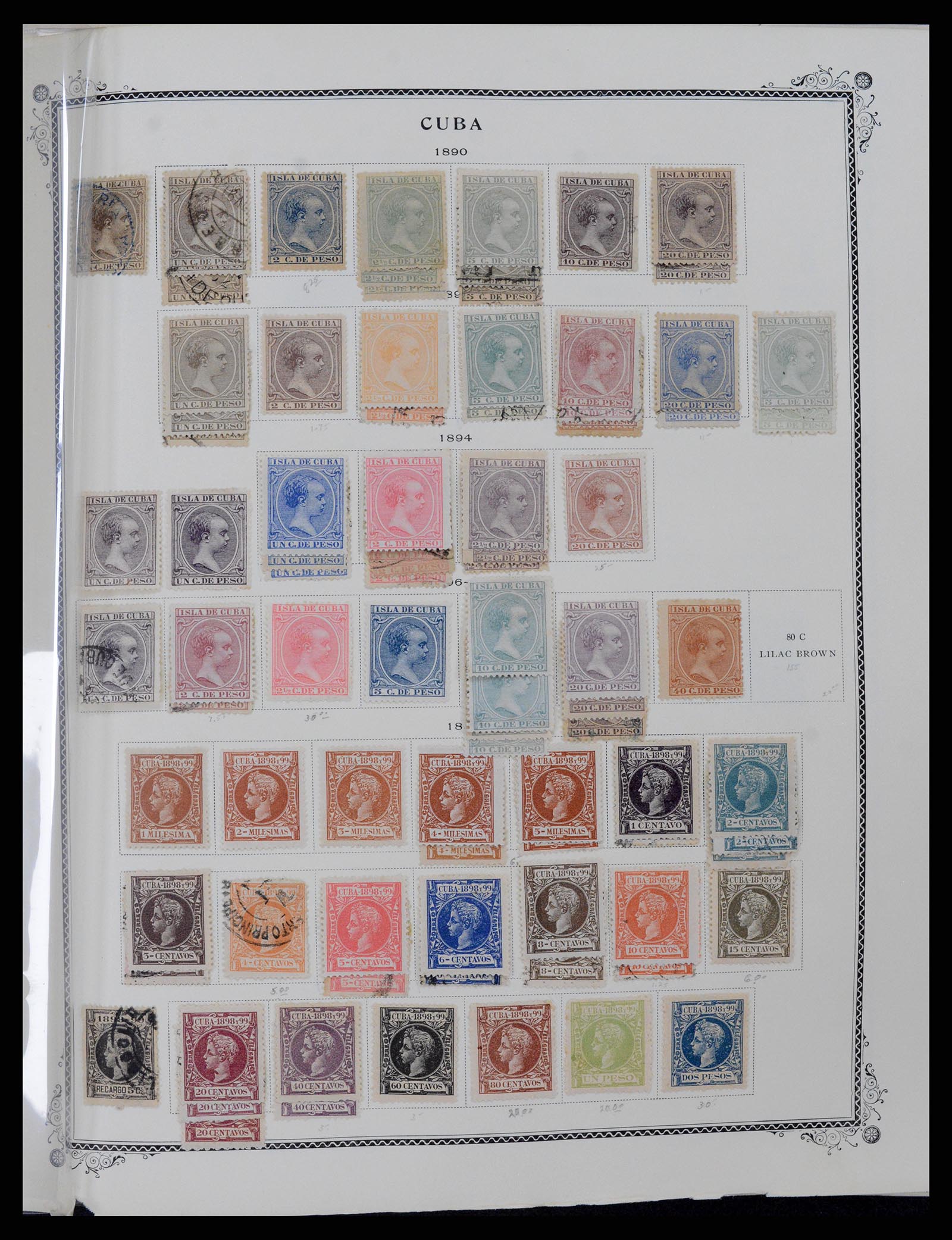 37228 008 - Postzegelverzameling 37228 Cuba 1855-2009.