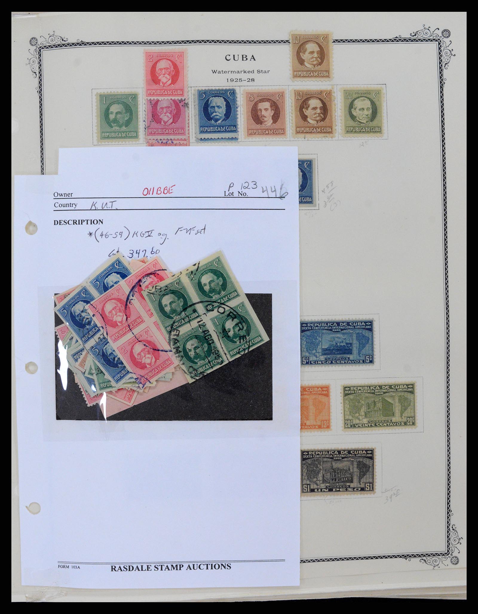 37228 014 - Postzegelverzameling 37228 Cuba 1855-2009.