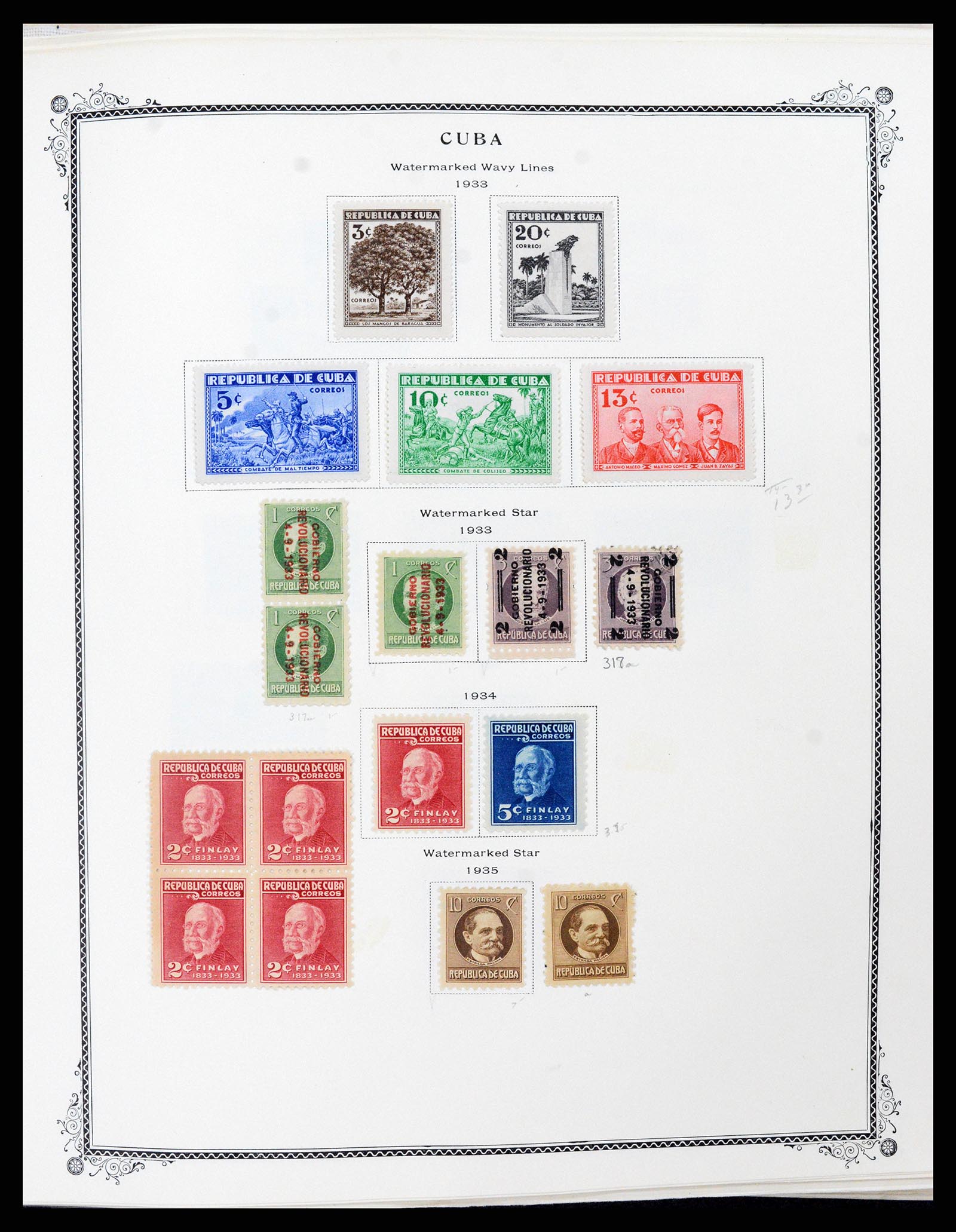 37228 018 - Postzegelverzameling 37228 Cuba 1855-2009.