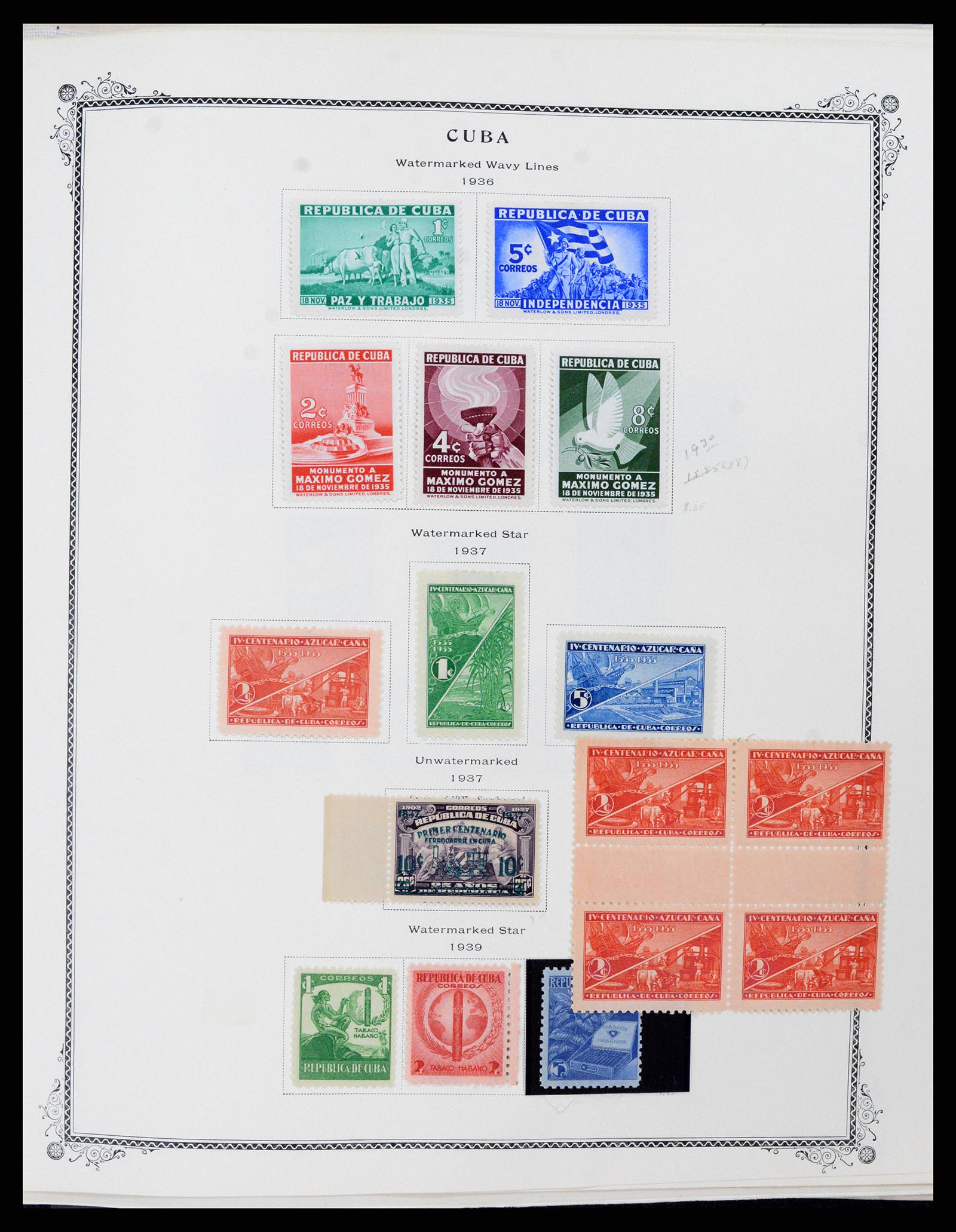 37228 020 - Postzegelverzameling 37228 Cuba 1855-2009.