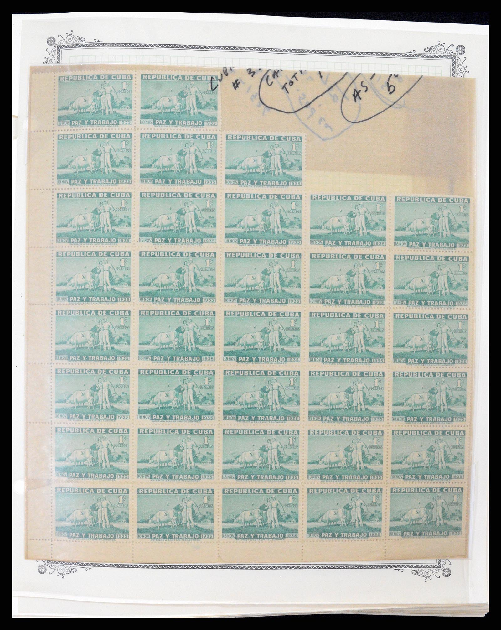 37228 022 - Postzegelverzameling 37228 Cuba 1855-2009.