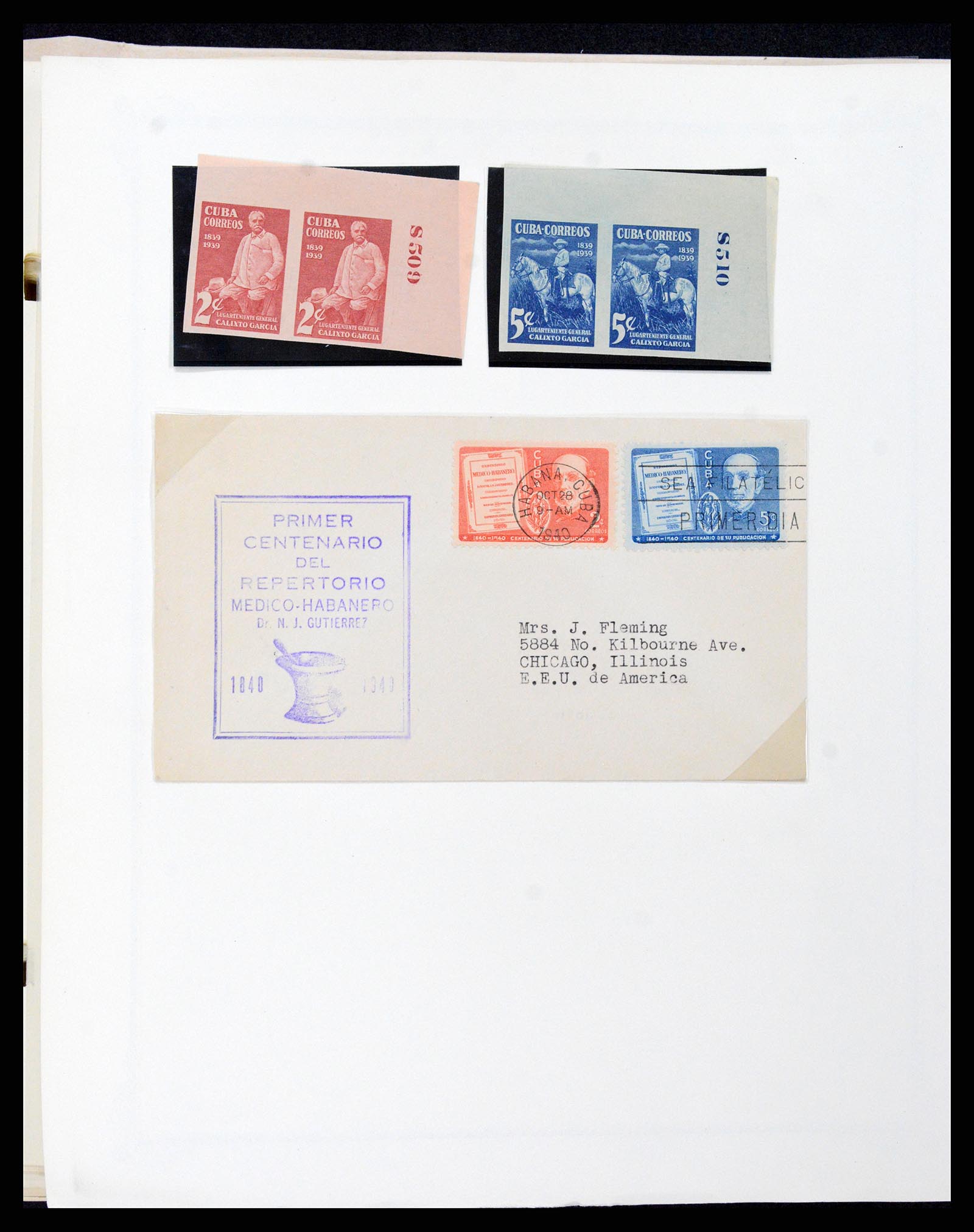 37228 029 - Postzegelverzameling 37228 Cuba 1855-2009.