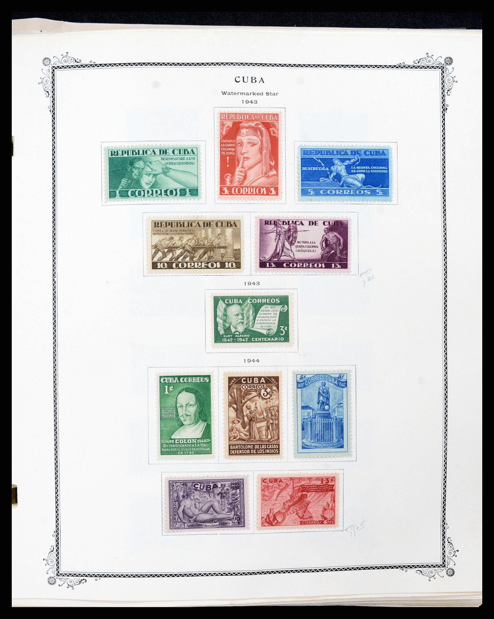 37228 033 - Postzegelverzameling 37228 Cuba 1855-2009.