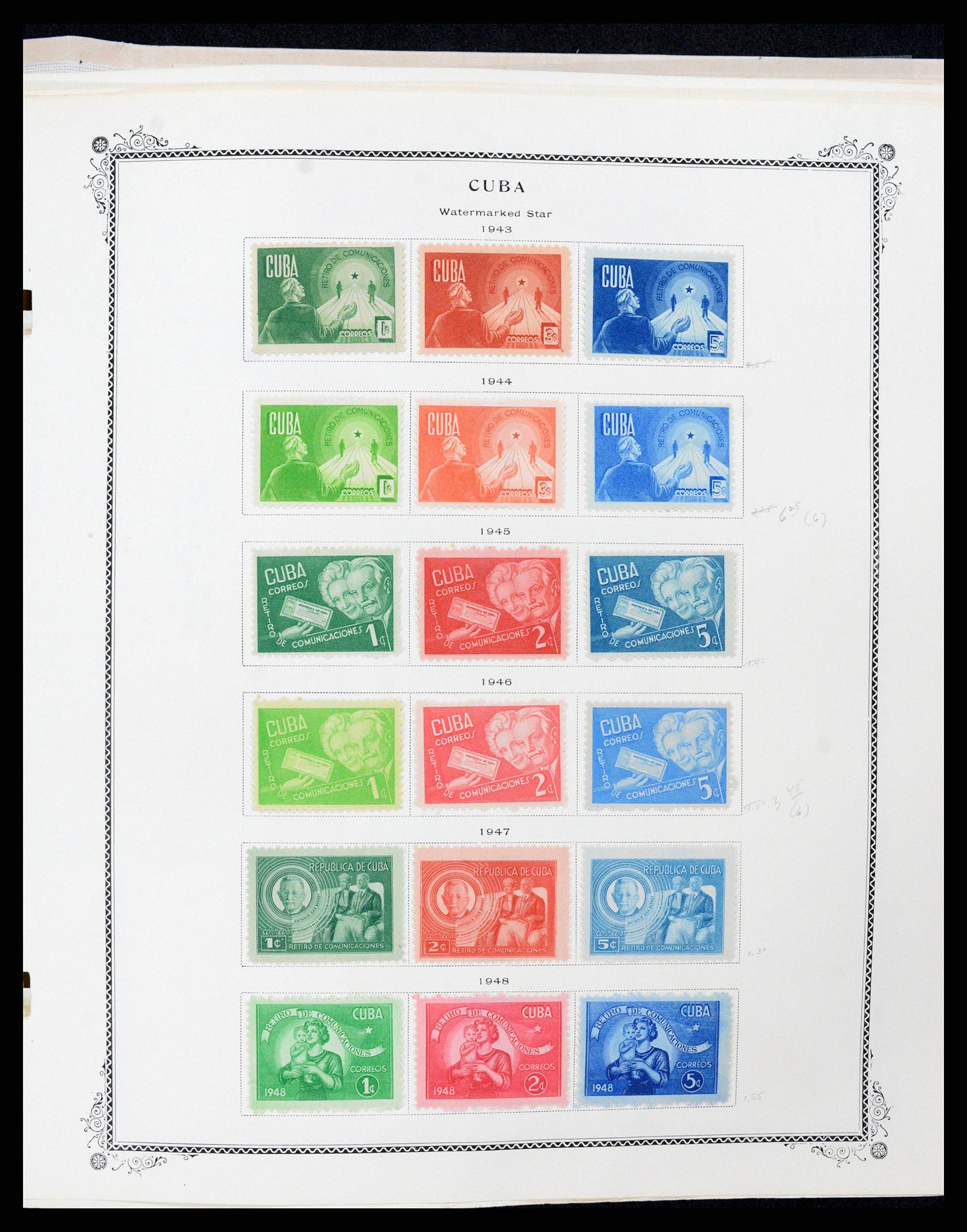37228 034 - Postzegelverzameling 37228 Cuba 1855-2009.
