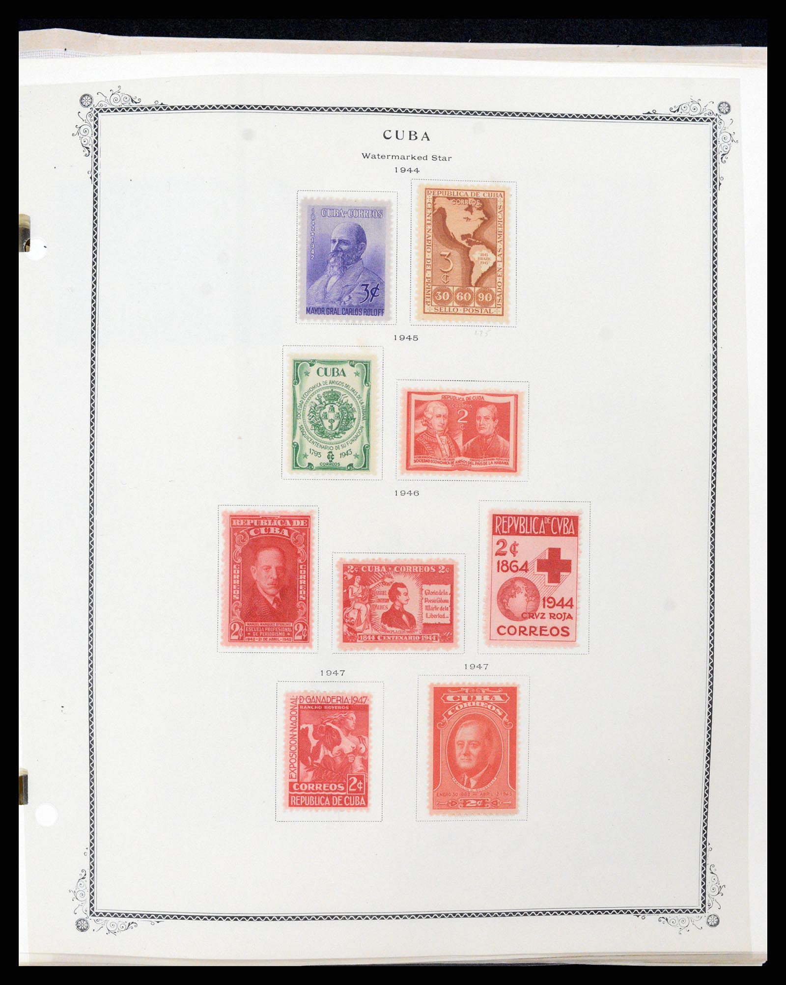 37228 036 - Postzegelverzameling 37228 Cuba 1855-2009.