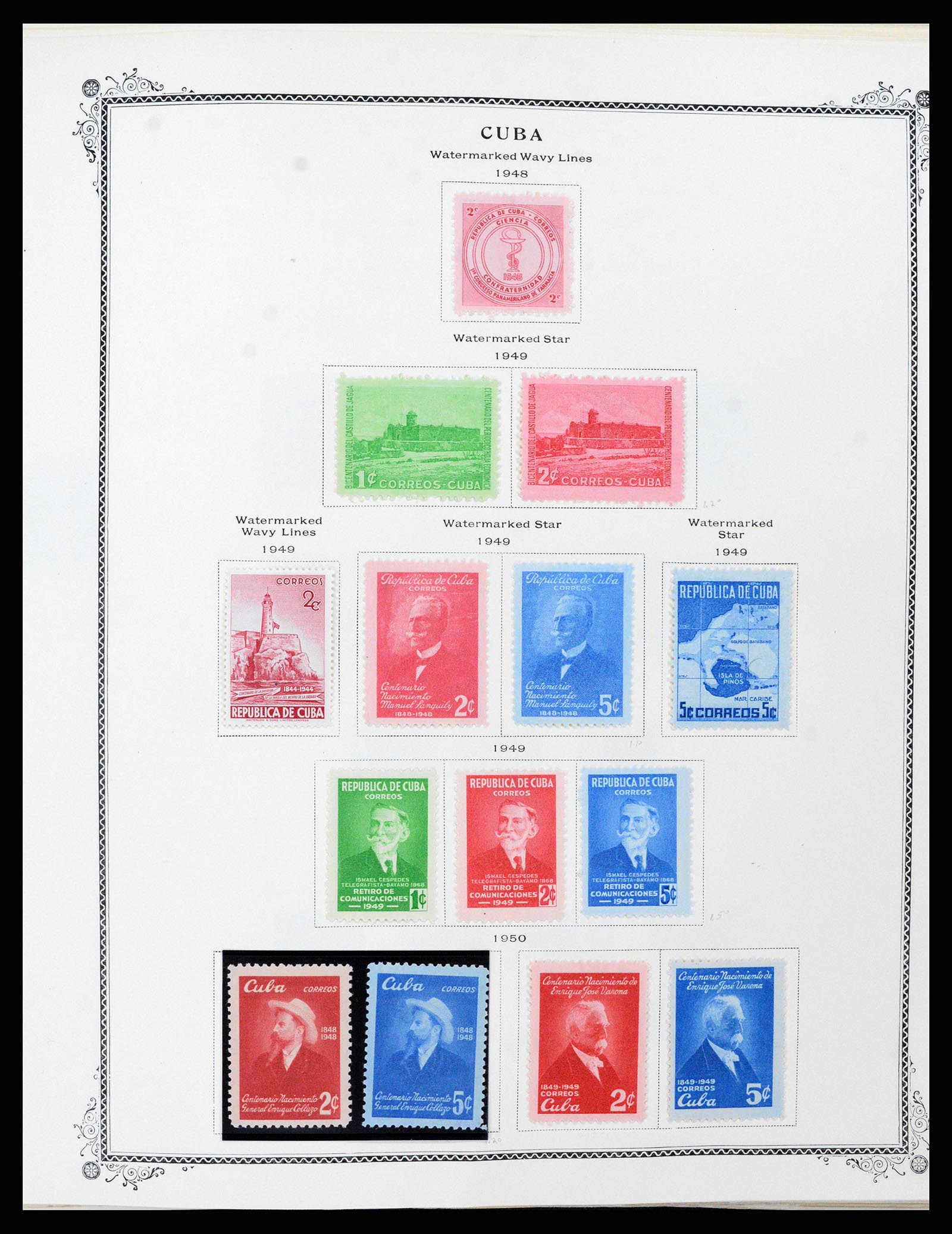 37228 042 - Postzegelverzameling 37228 Cuba 1855-2009.