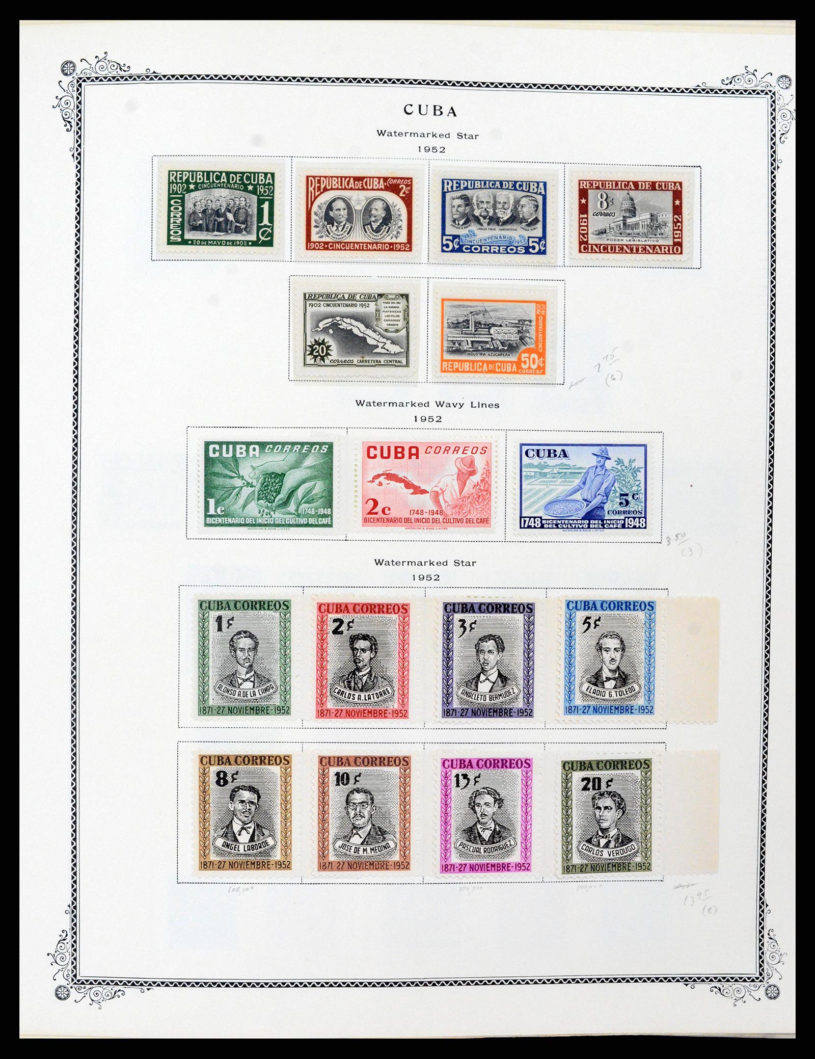 37228 046 - Postzegelverzameling 37228 Cuba 1855-2009.