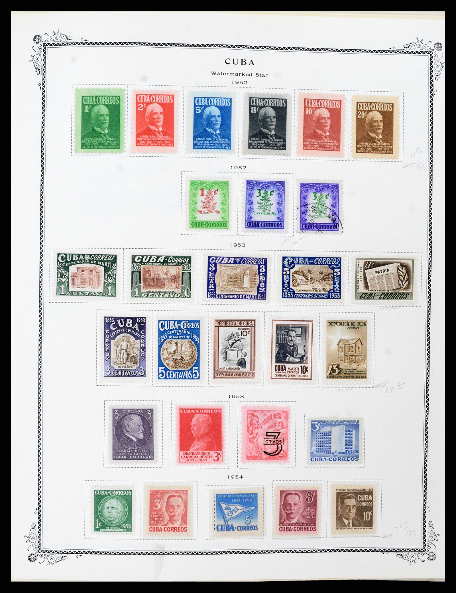 37228 047 - Postzegelverzameling 37228 Cuba 1855-2009.