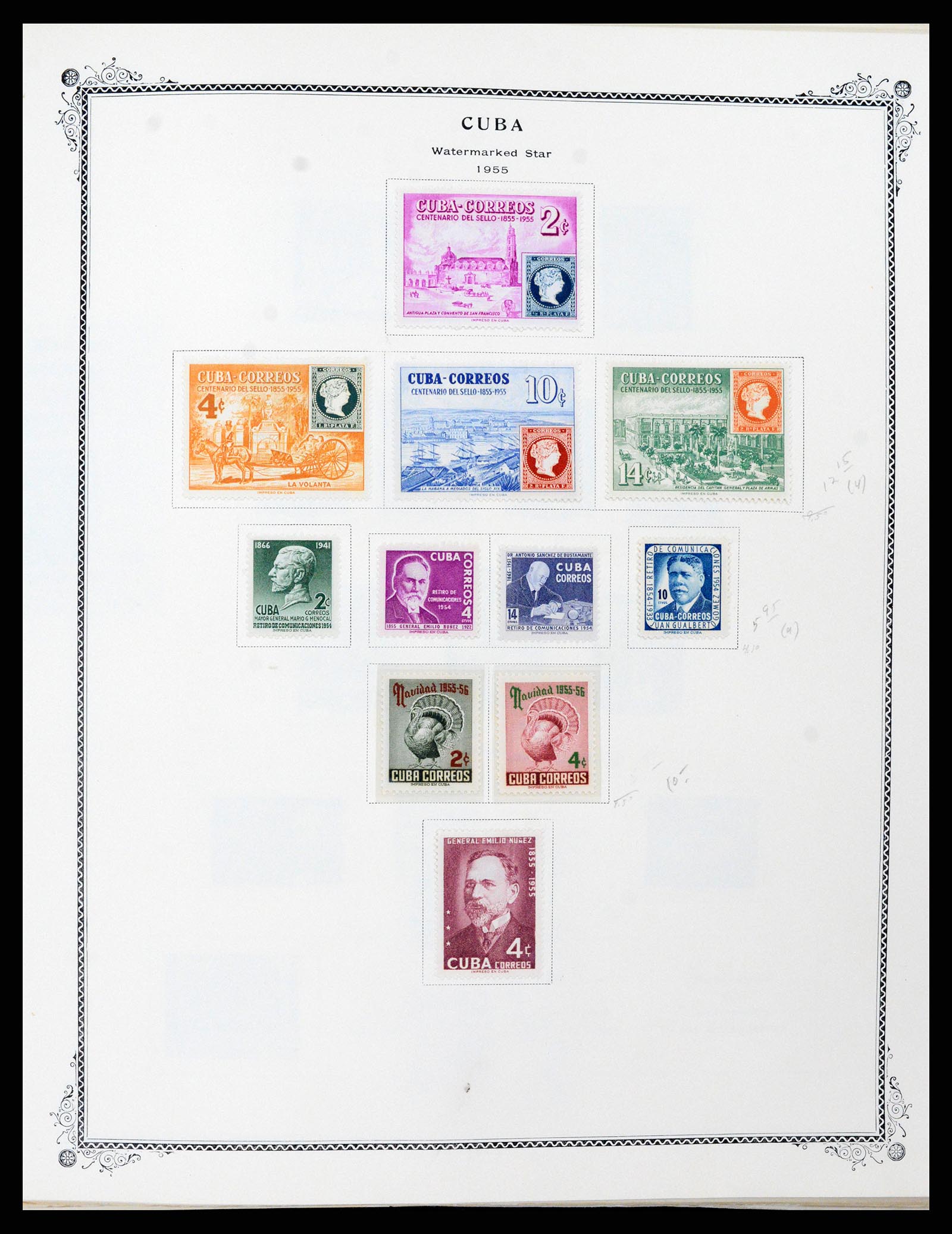 37228 050 - Postzegelverzameling 37228 Cuba 1855-2009.