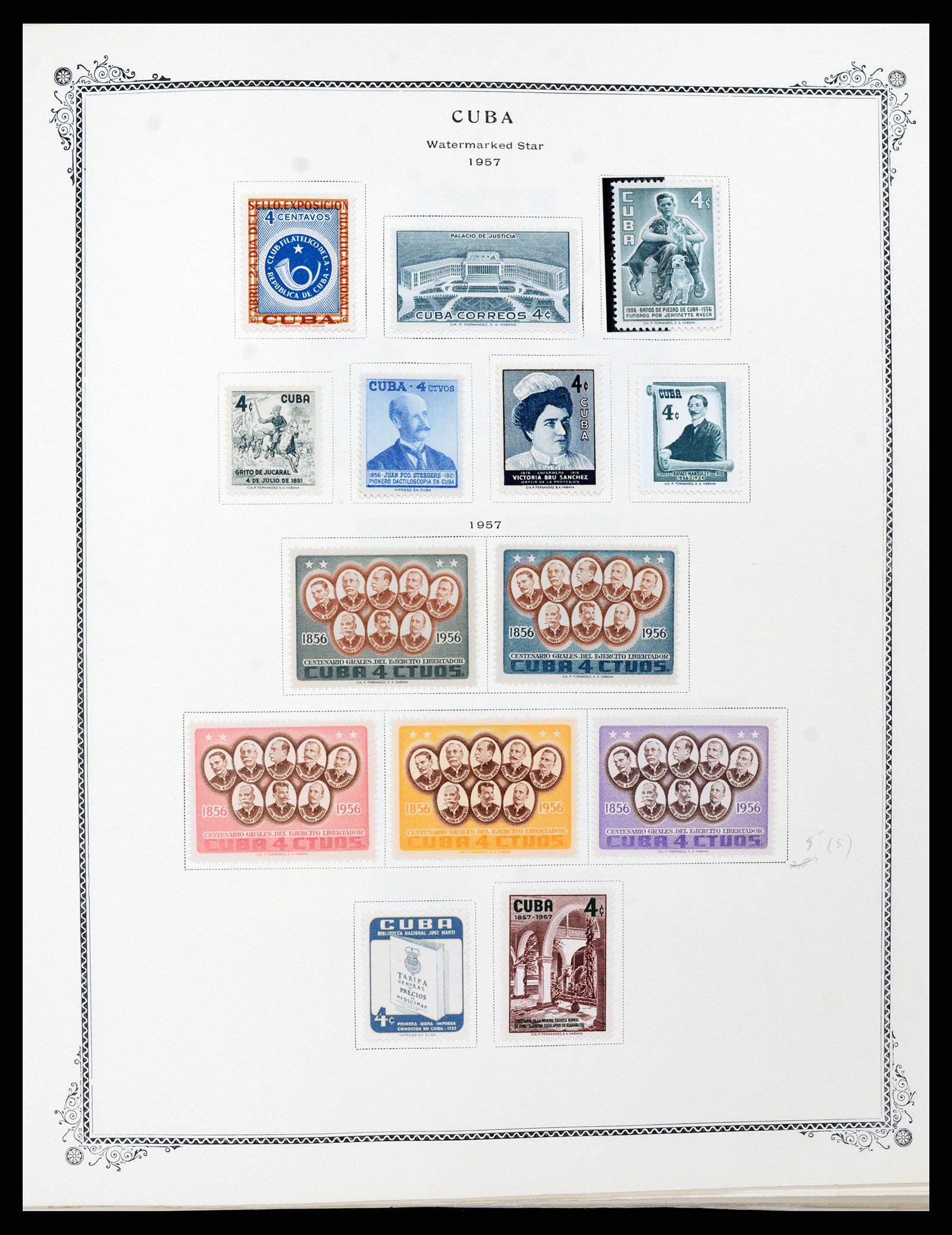 37228 052 - Postzegelverzameling 37228 Cuba 1855-2009.