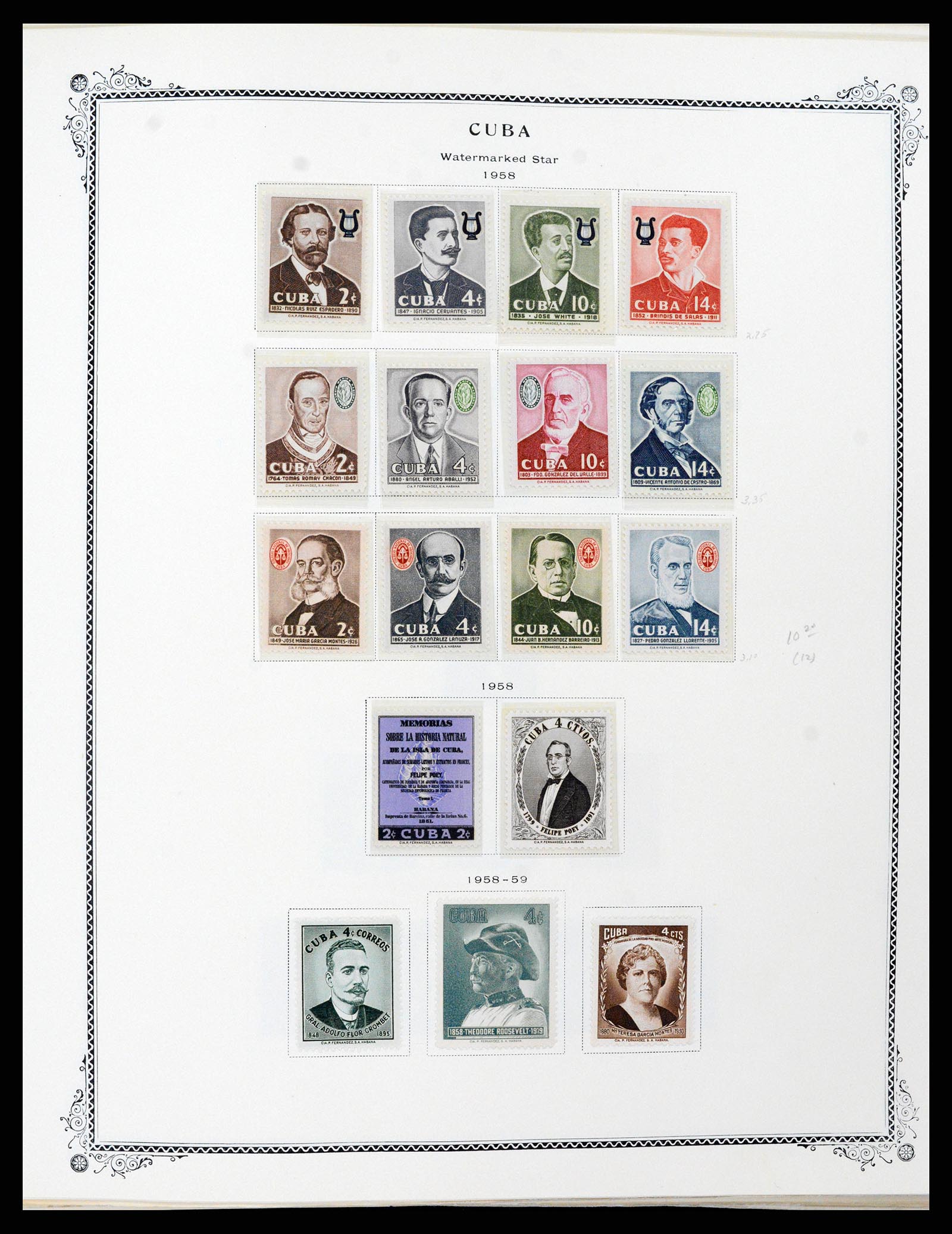 37228 054 - Postzegelverzameling 37228 Cuba 1855-2009.