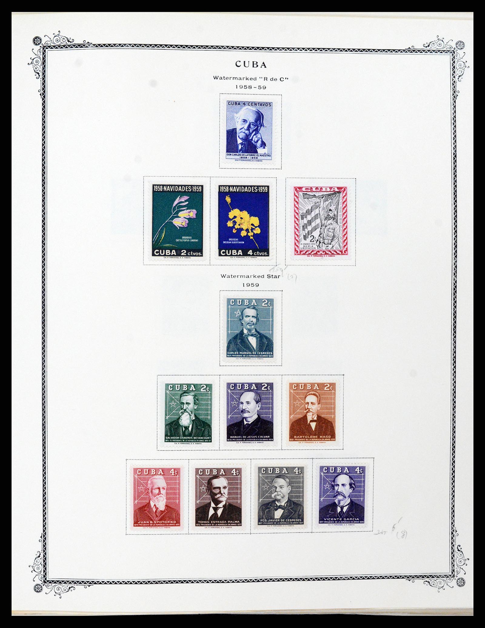 37228 055 - Postzegelverzameling 37228 Cuba 1855-2009.