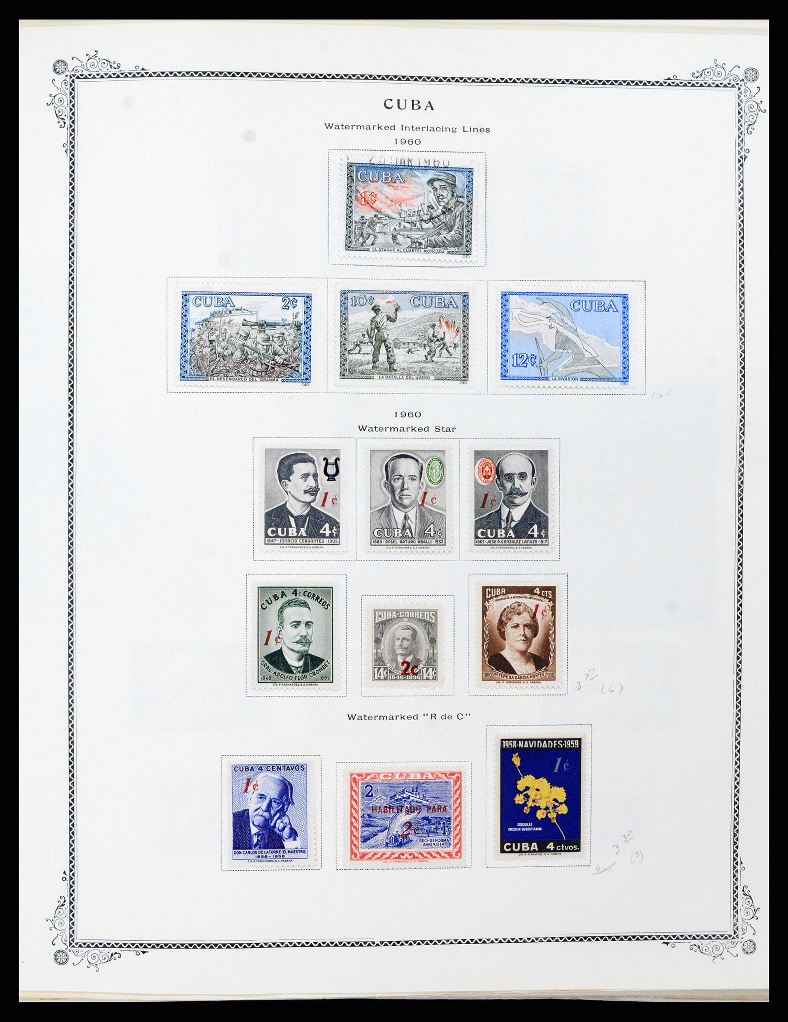 37228 056 - Postzegelverzameling 37228 Cuba 1855-2009.