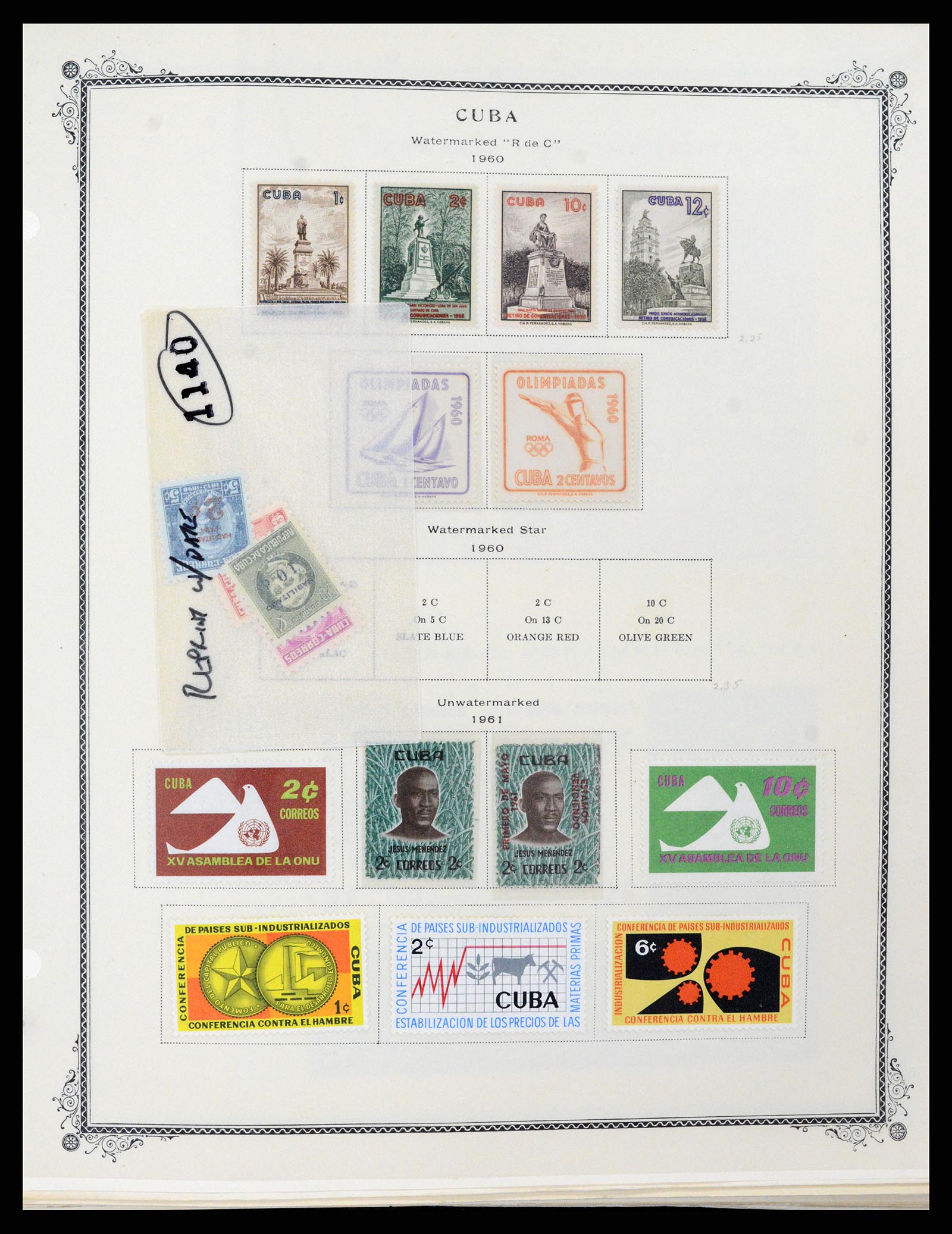 37228 057 - Postzegelverzameling 37228 Cuba 1855-2009.