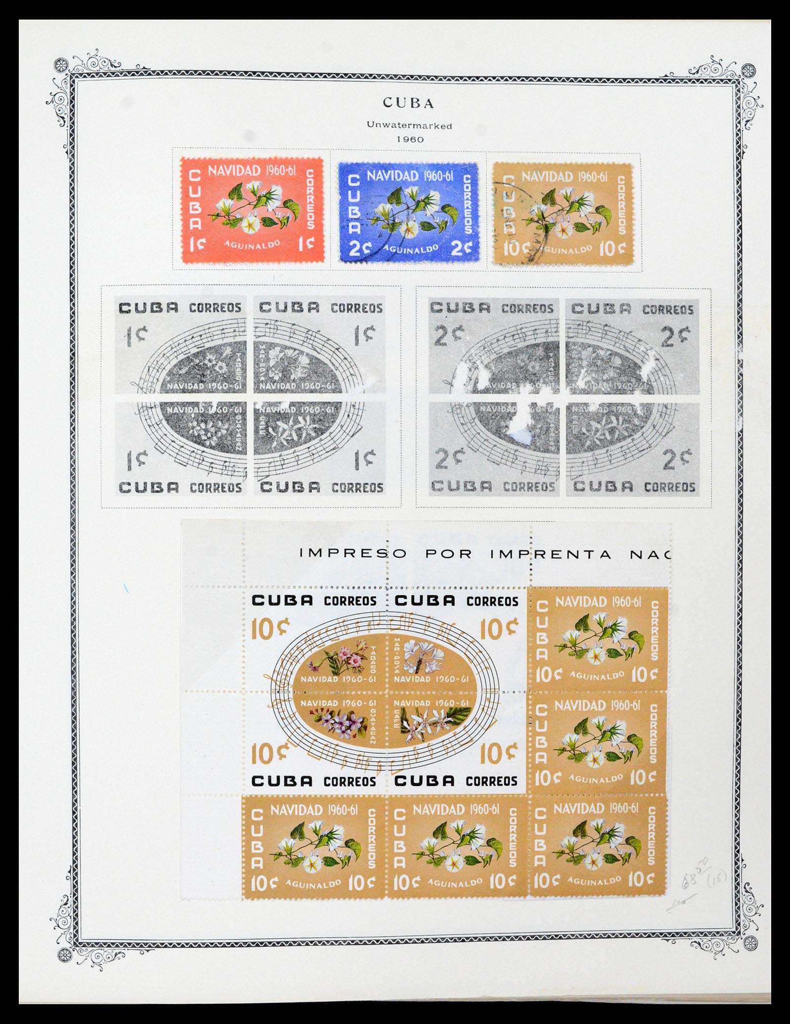 37228 060 - Postzegelverzameling 37228 Cuba 1855-2009.