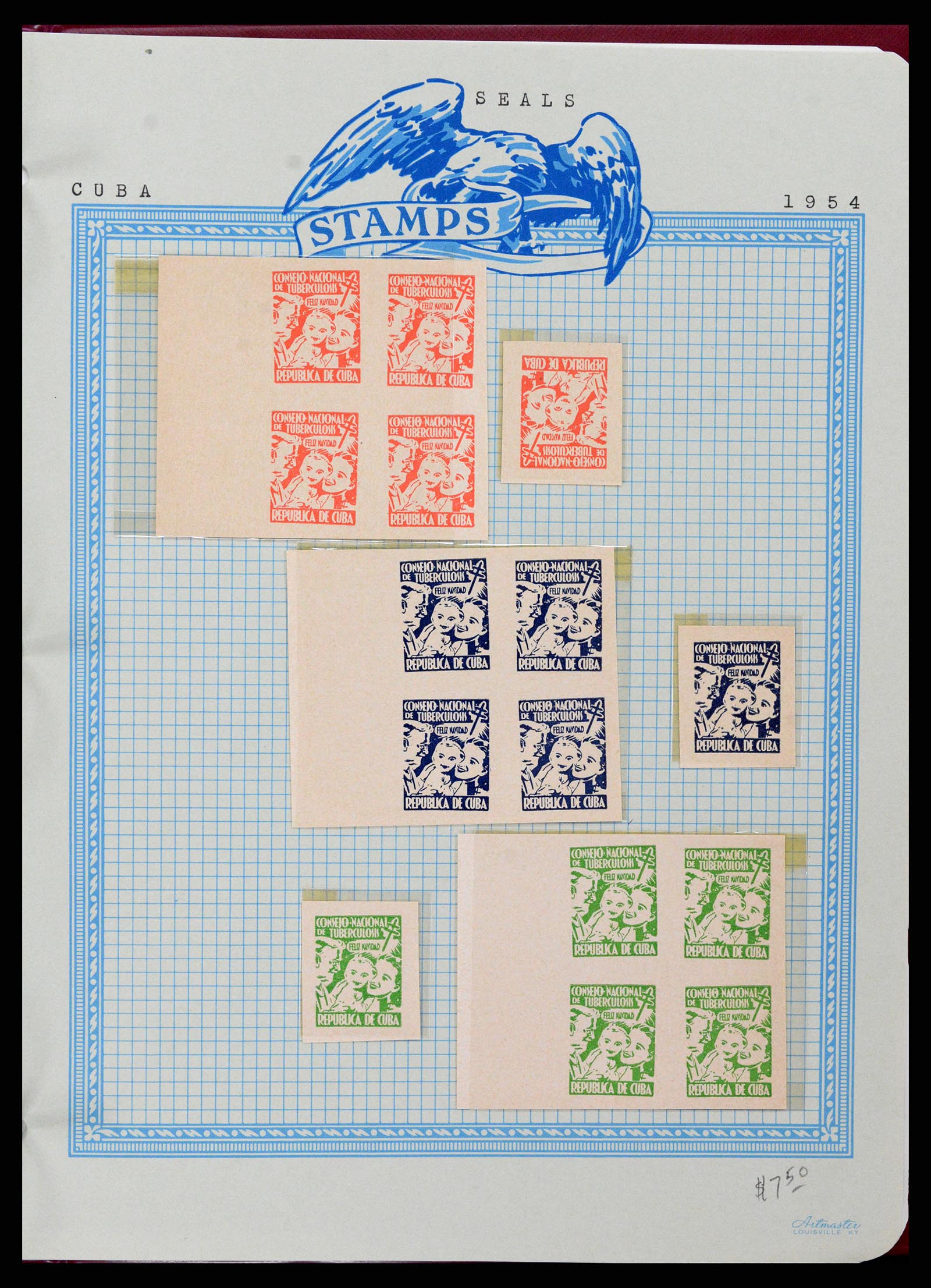 37228 761 - Postzegelverzameling 37228 Cuba 1855-2009.
