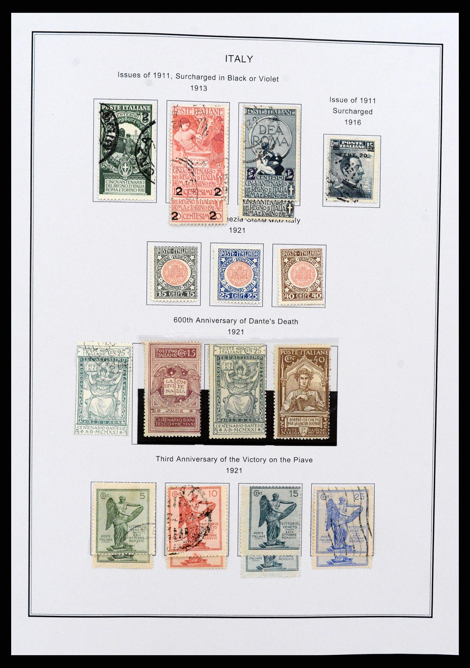 37230 007 - Postzegelverzameling 37230 Italië en gebieden 1862-1990.