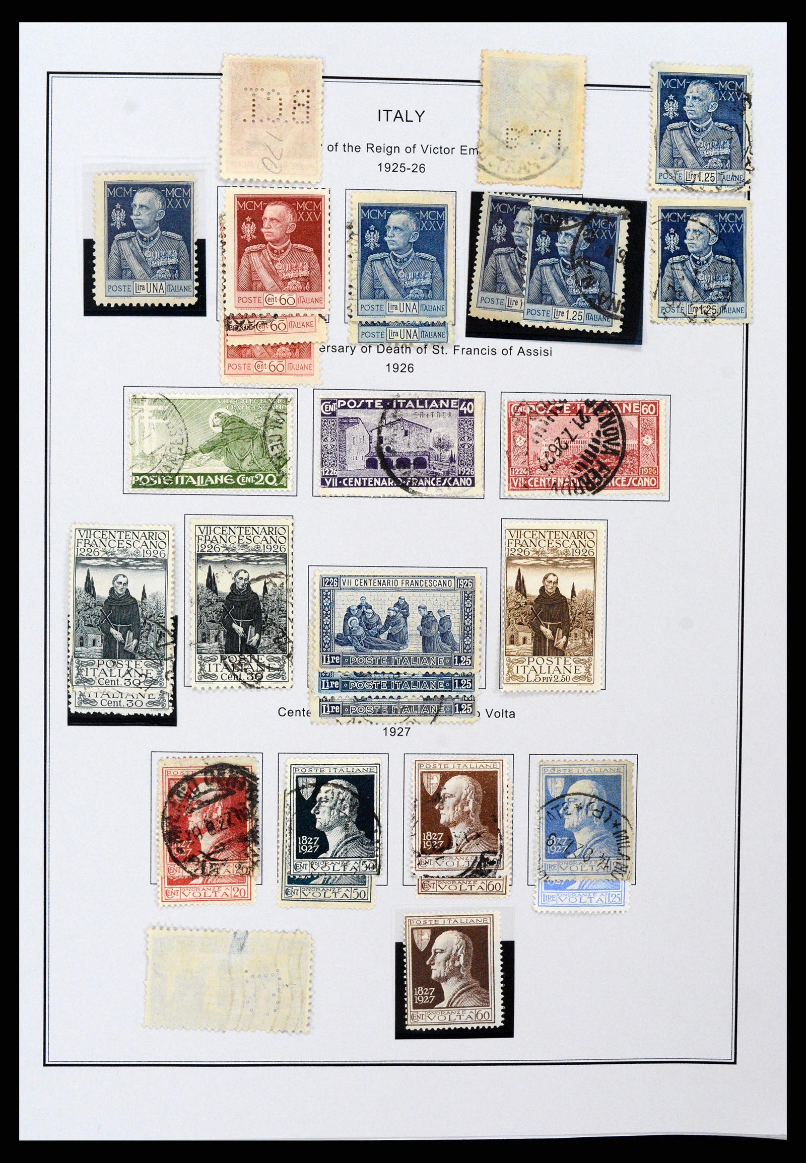 37230 014 - Postzegelverzameling 37230 Italië en gebieden 1862-1990.