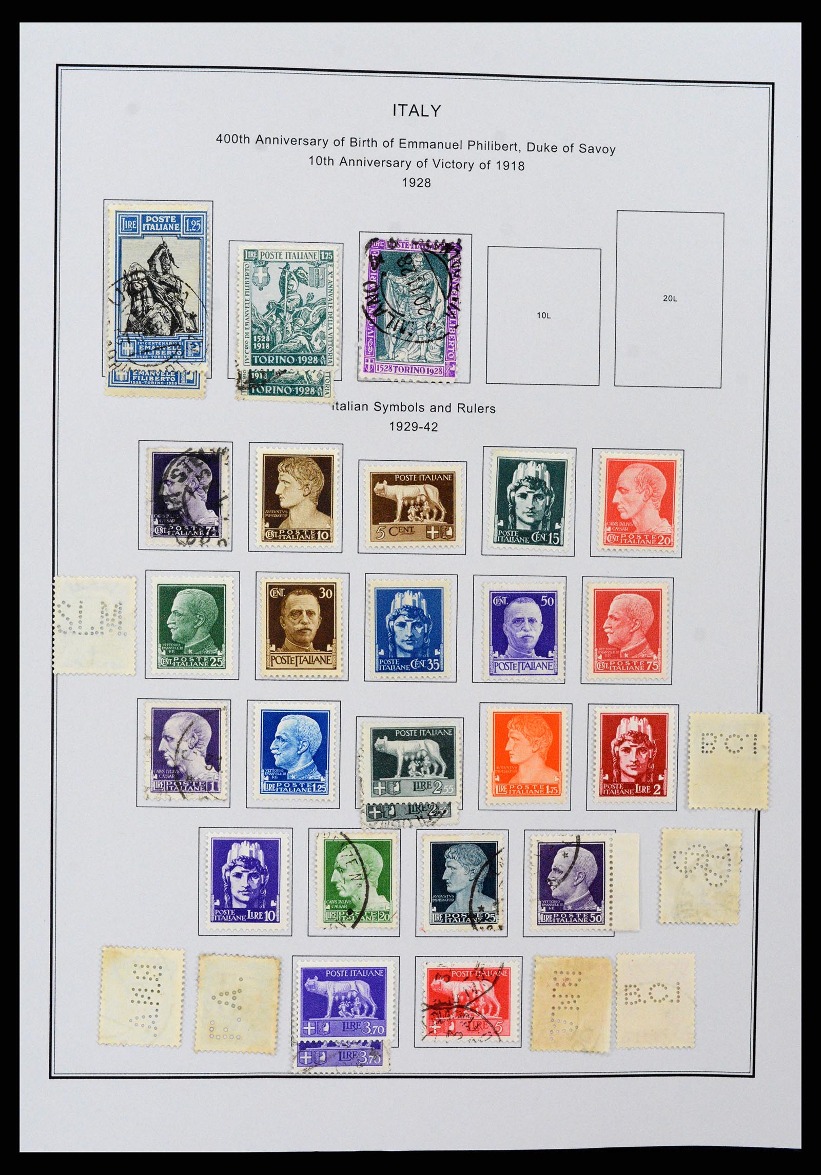 37230 016 - Postzegelverzameling 37230 Italië en gebieden 1862-1990.