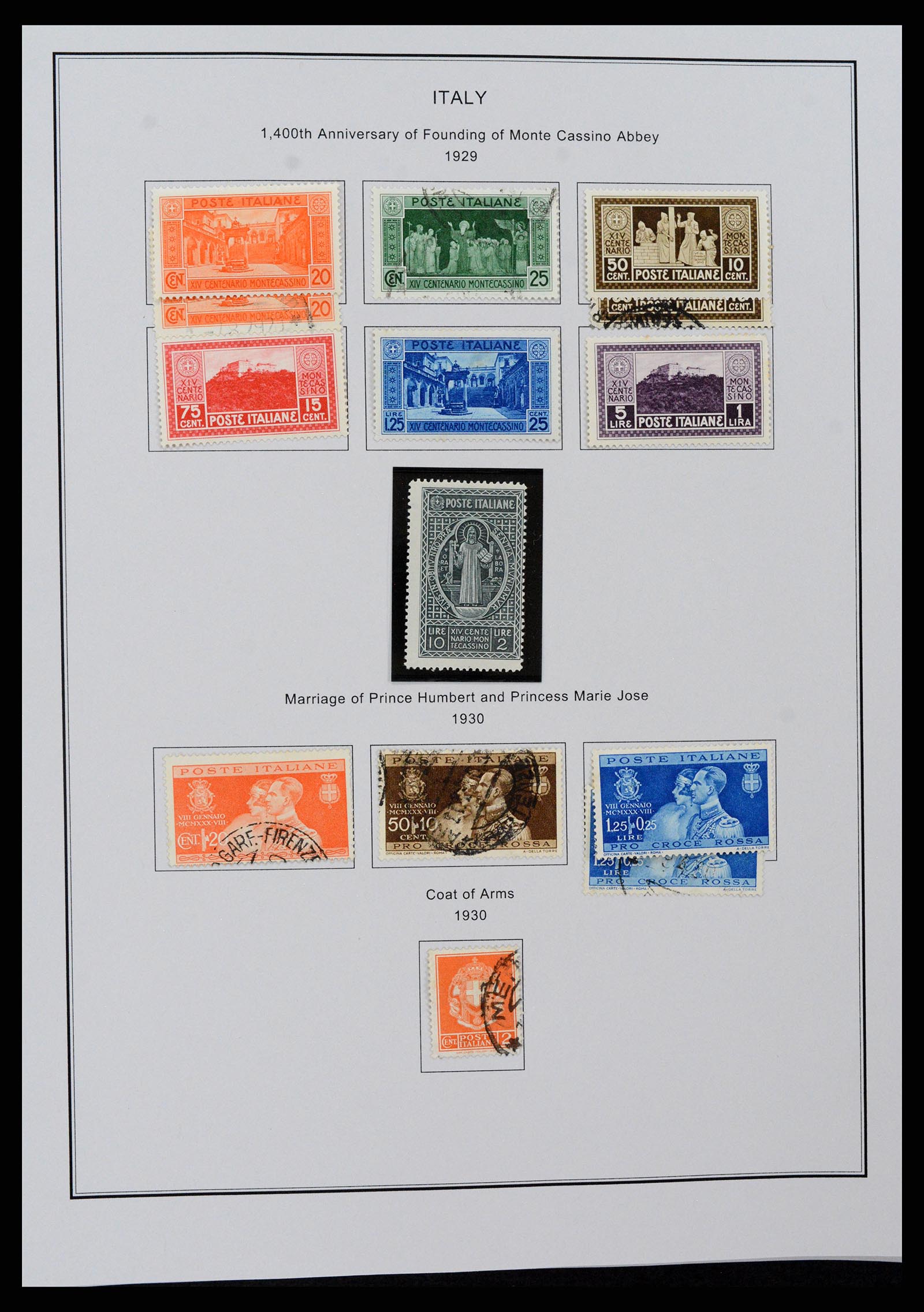 37230 019 - Postzegelverzameling 37230 Italië en gebieden 1862-1990.