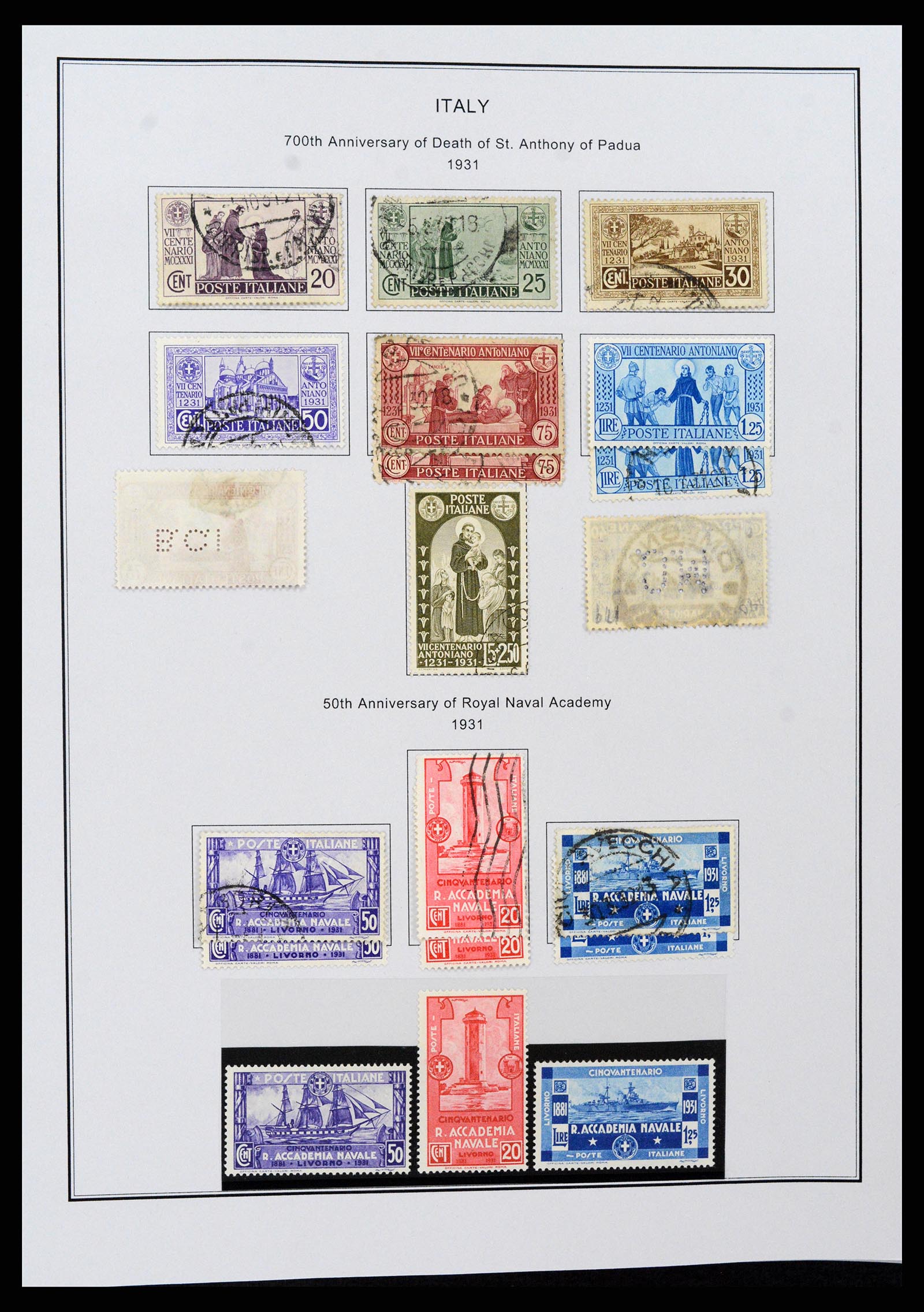 37230 021 - Postzegelverzameling 37230 Italië en gebieden 1862-1990.