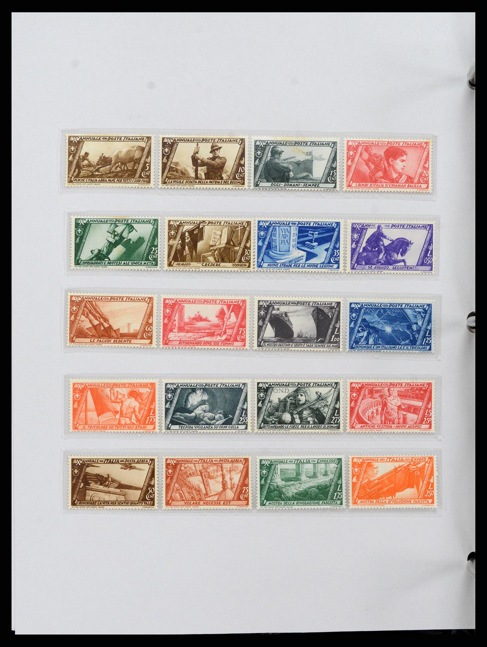 37230 027 - Stamp collection 37230 Italy and territories 1862-1990.