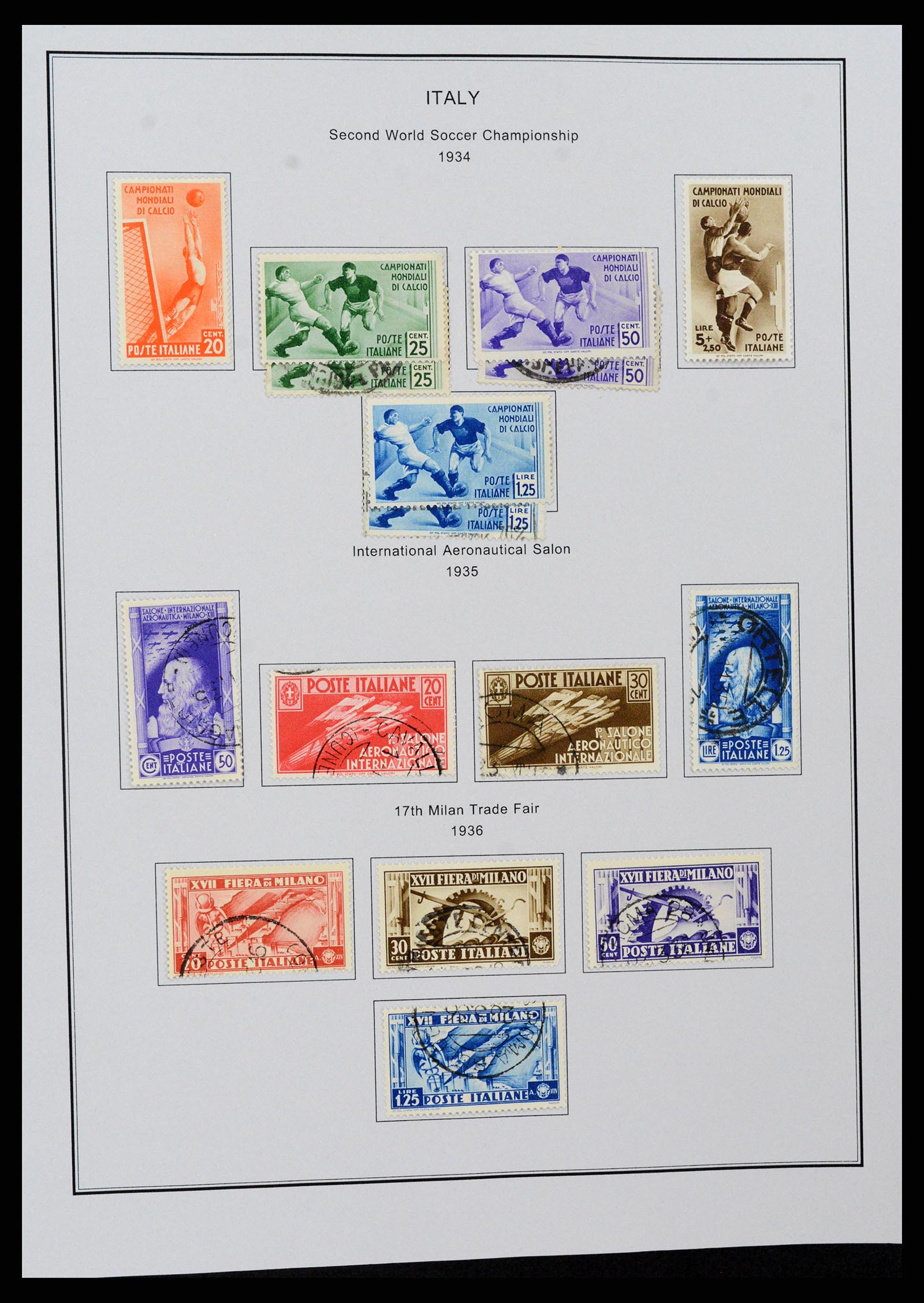 37230 032 - Stamp collection 37230 Italy and territories 1862-1990.