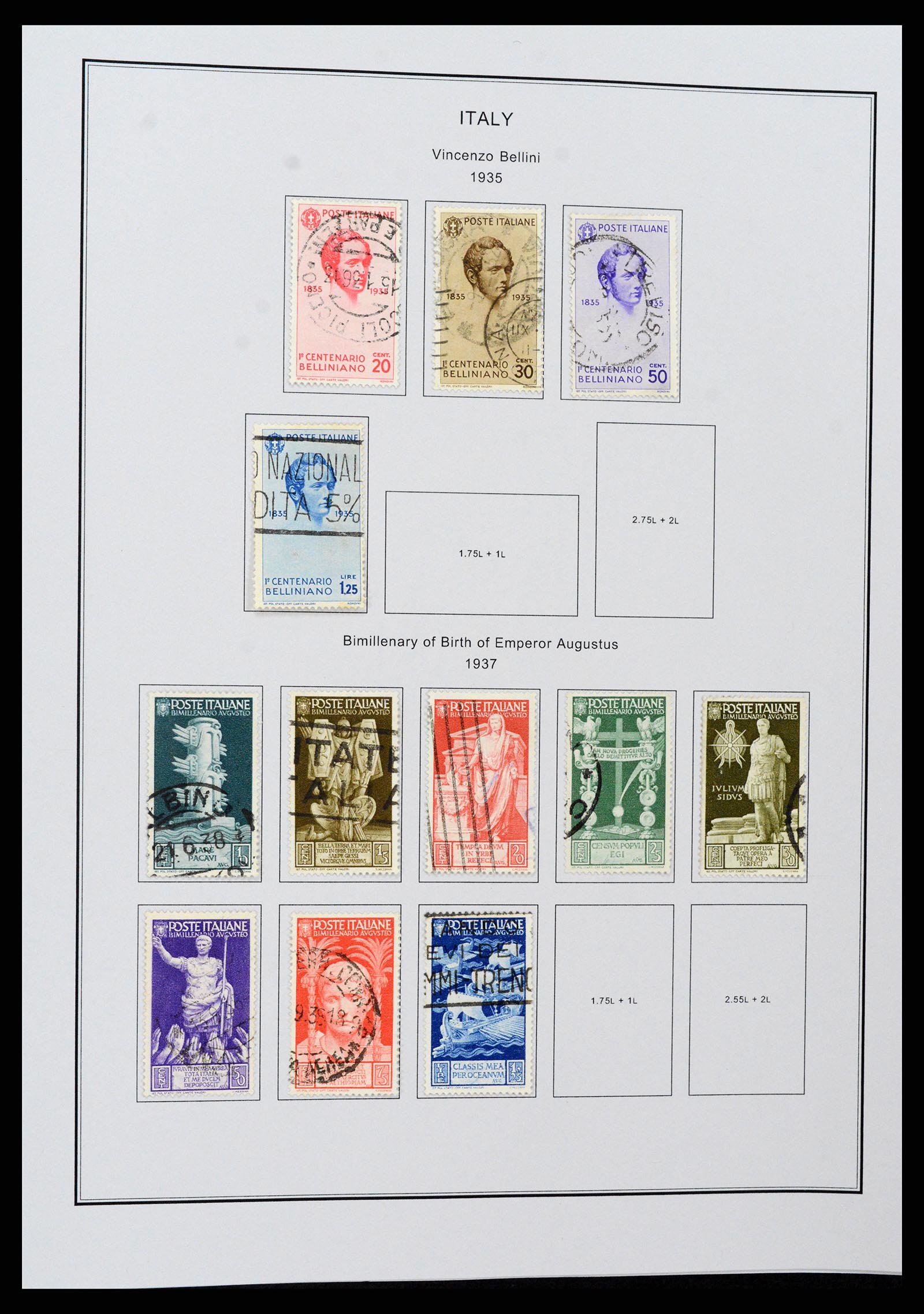 37230 035 - Postzegelverzameling 37230 Italië en gebieden 1862-1990.