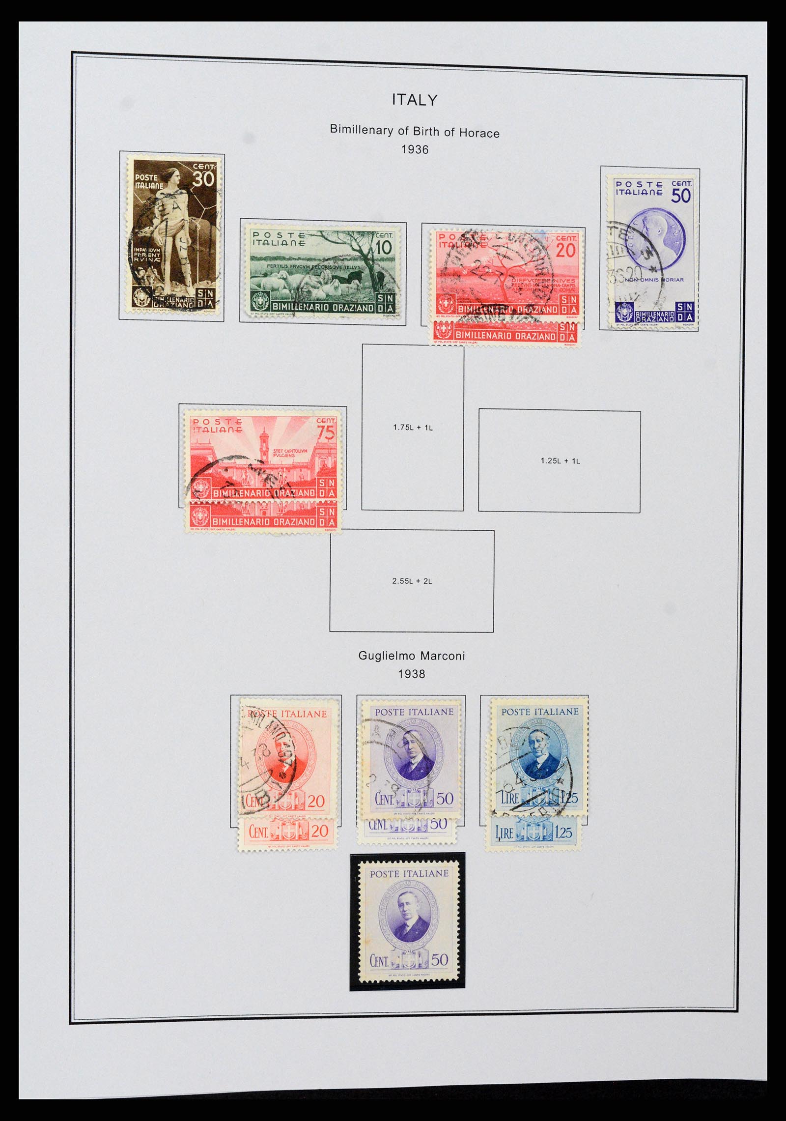 37230 036 - Postzegelverzameling 37230 Italië en gebieden 1862-1990.