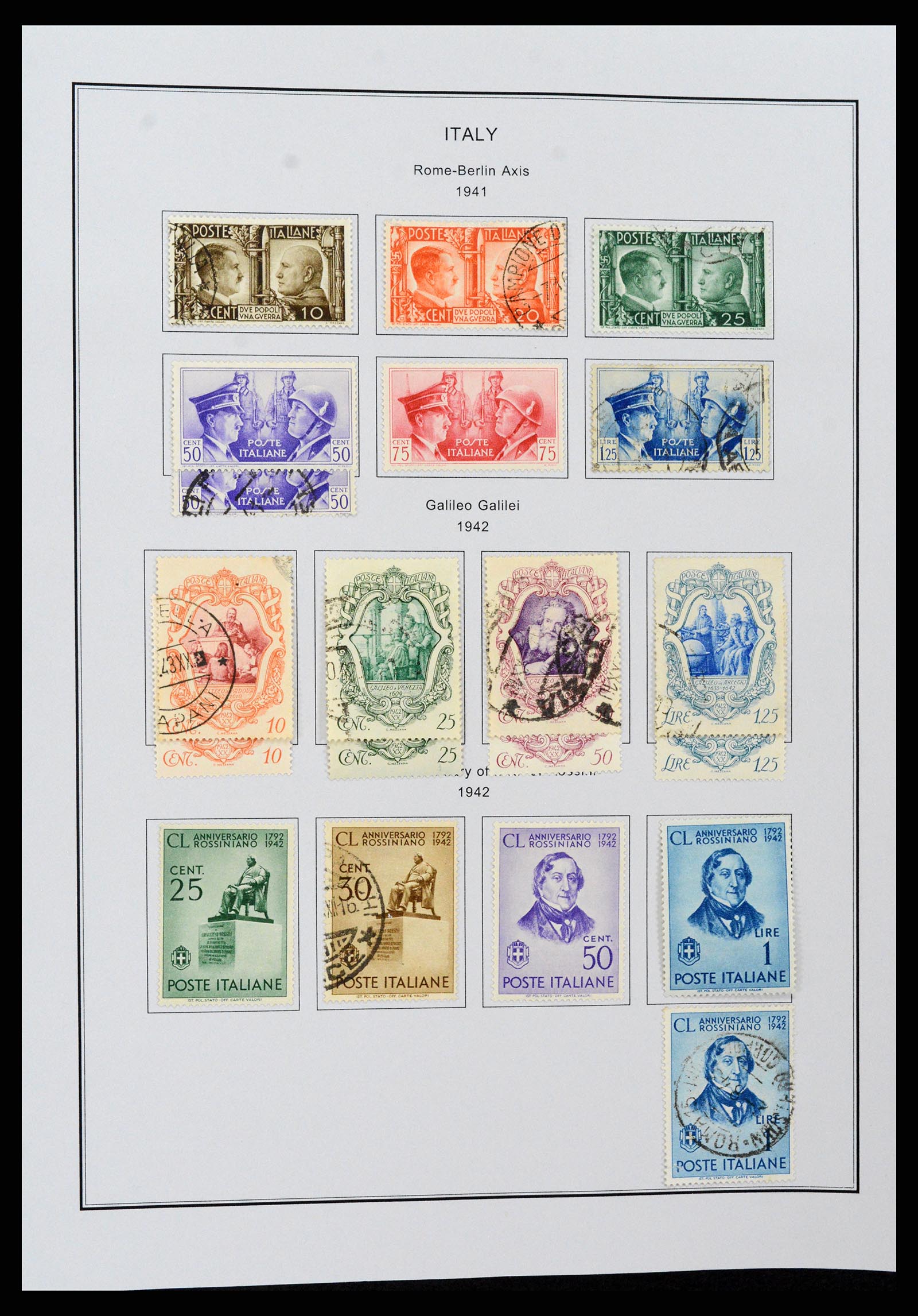 37230 041 - Postzegelverzameling 37230 Italië en gebieden 1862-1990.