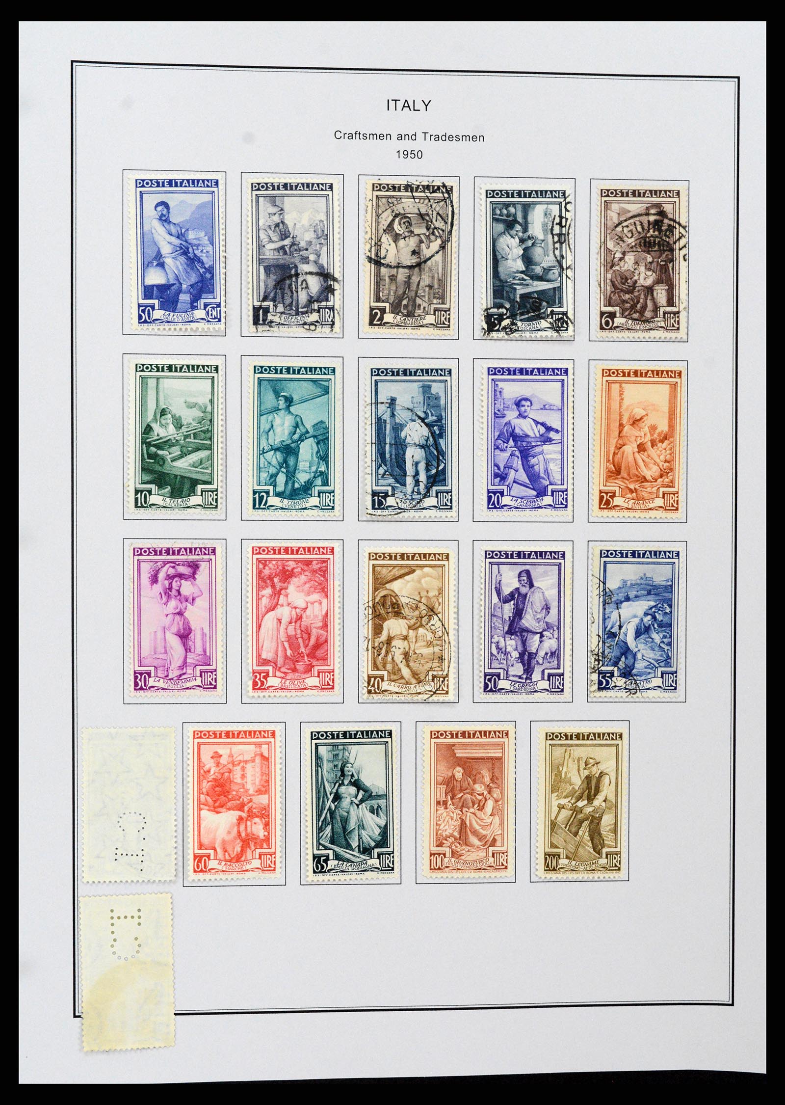 37230 055 - Postzegelverzameling 37230 Italië en gebieden 1862-1990.