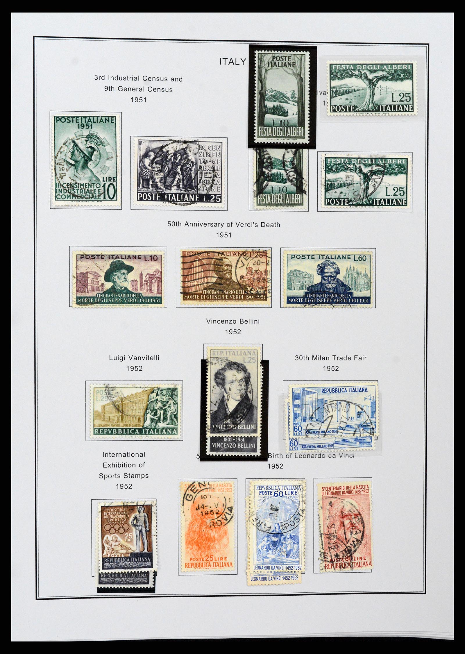 37230 059 - Postzegelverzameling 37230 Italië en gebieden 1862-1990.
