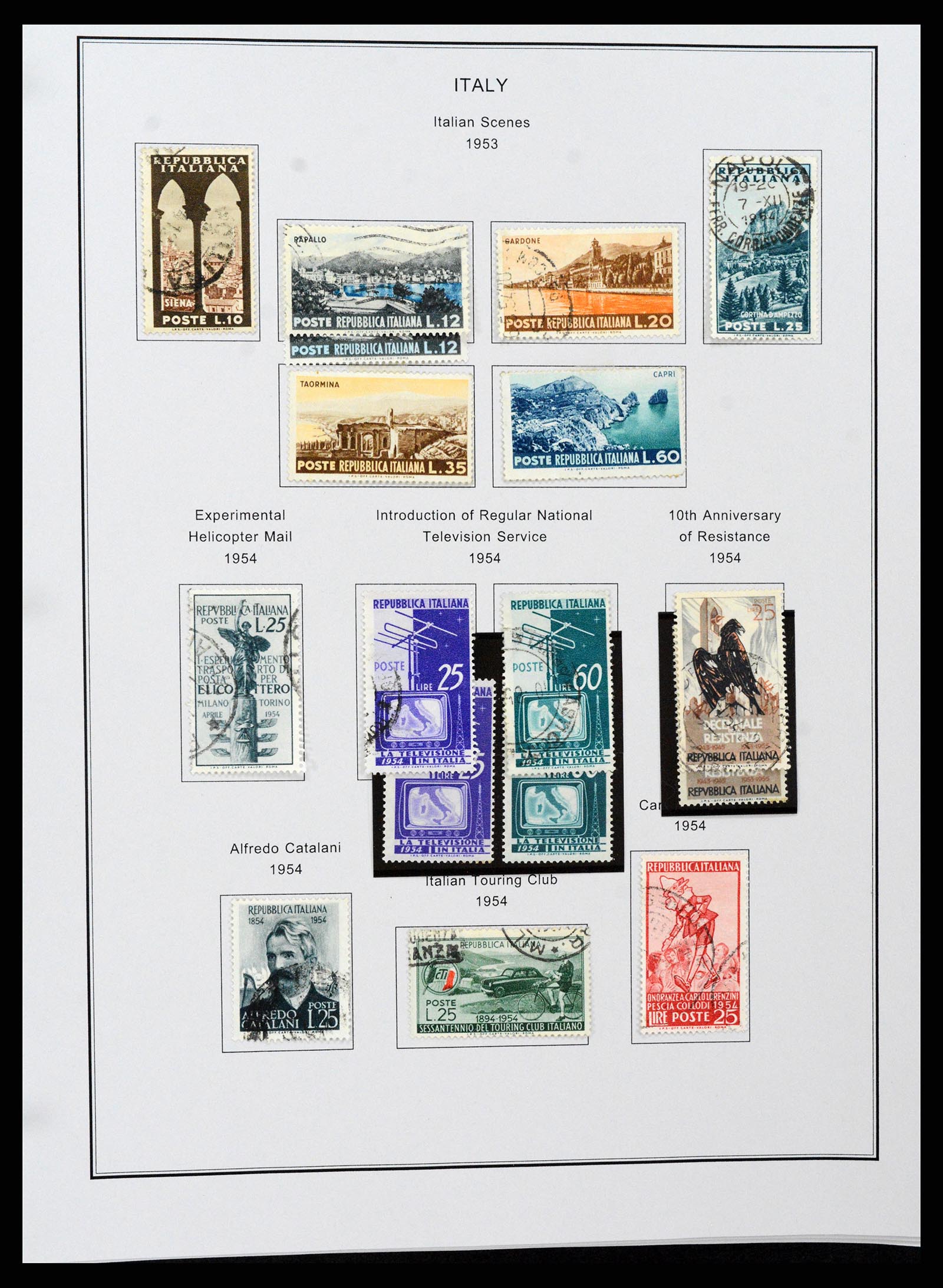 37230 065 - Postzegelverzameling 37230 Italië en gebieden 1862-1990.
