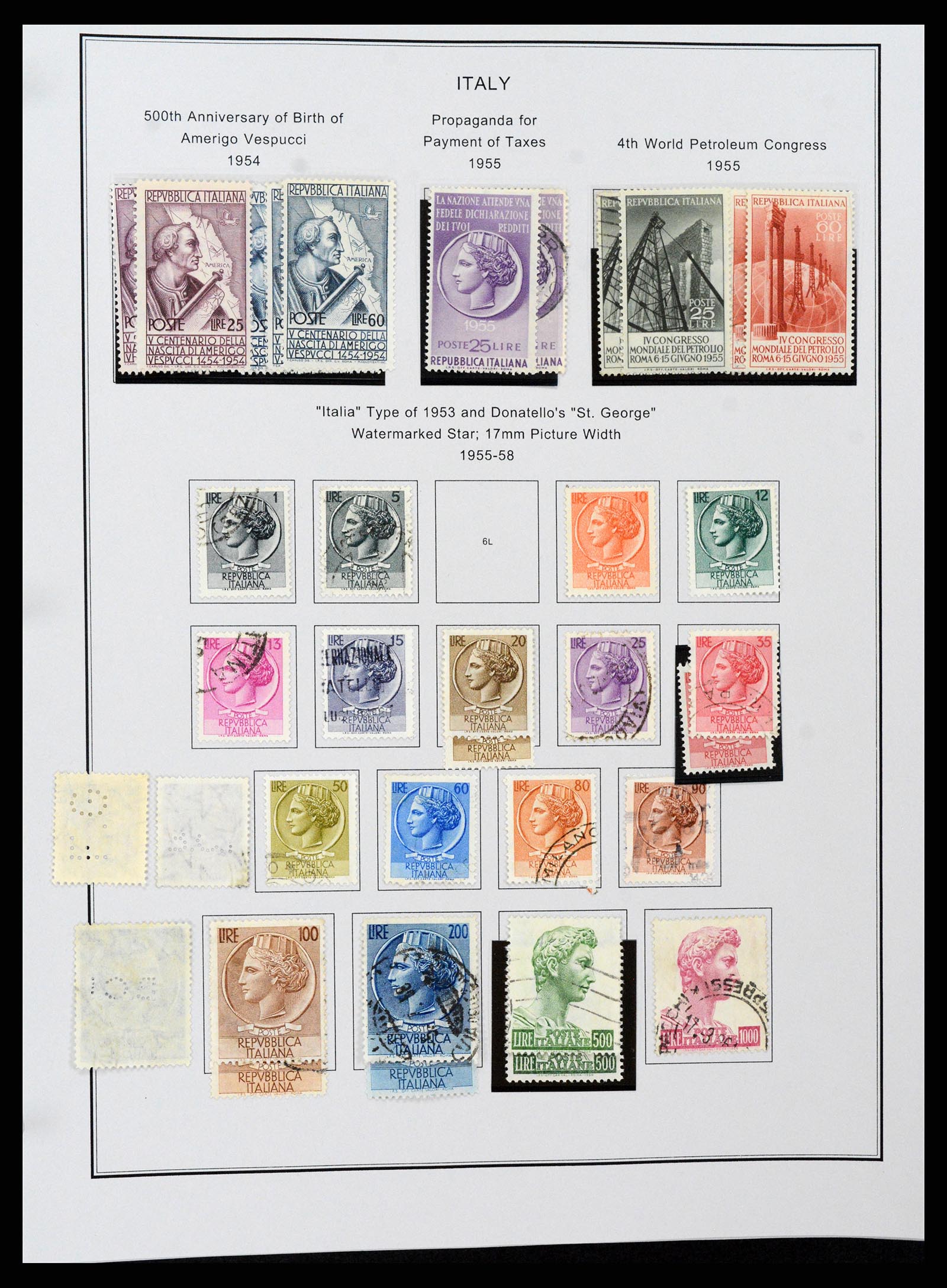 37230 067 - Postzegelverzameling 37230 Italië en gebieden 1862-1990.