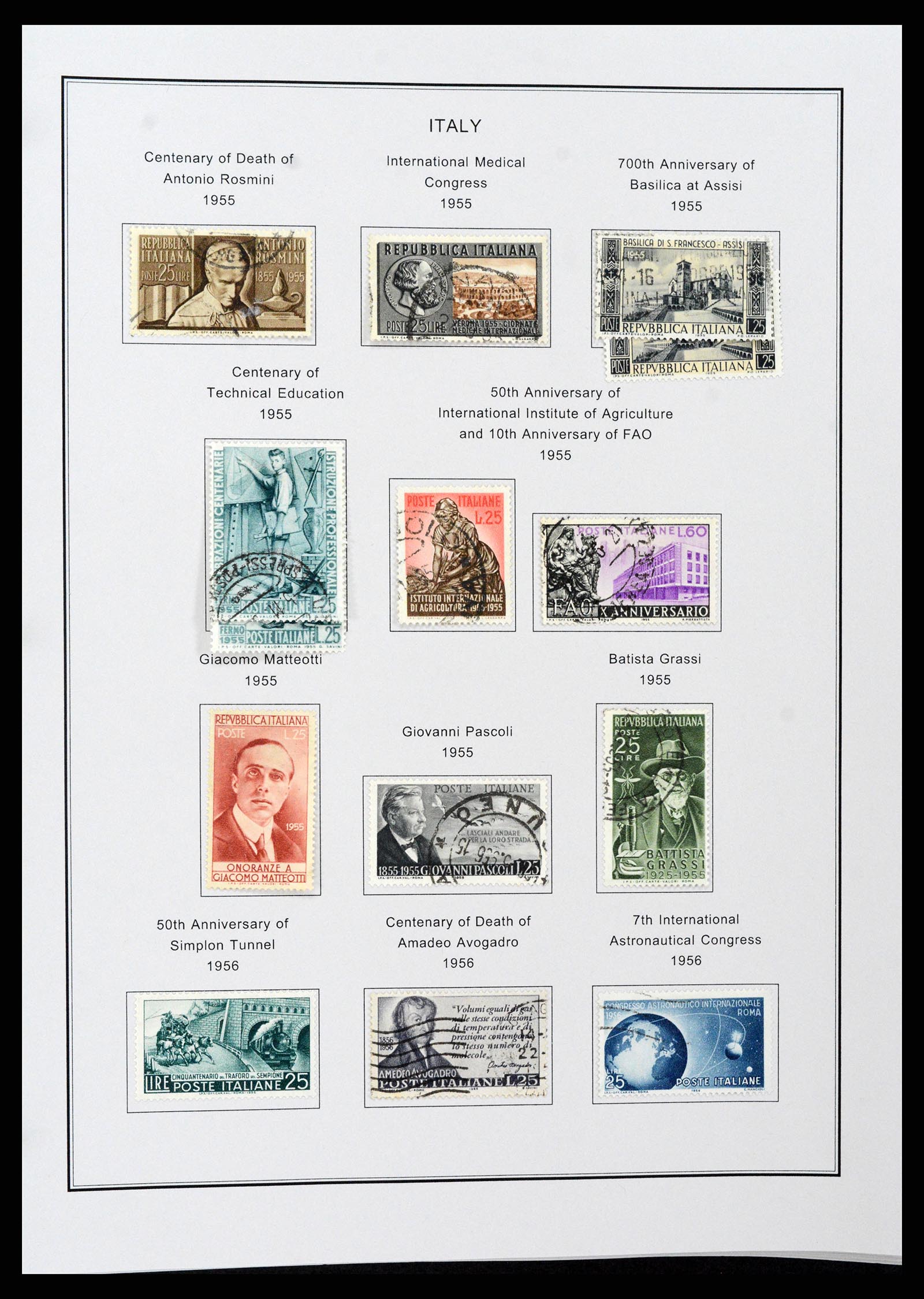 37230 069 - Postzegelverzameling 37230 Italië en gebieden 1862-1990.