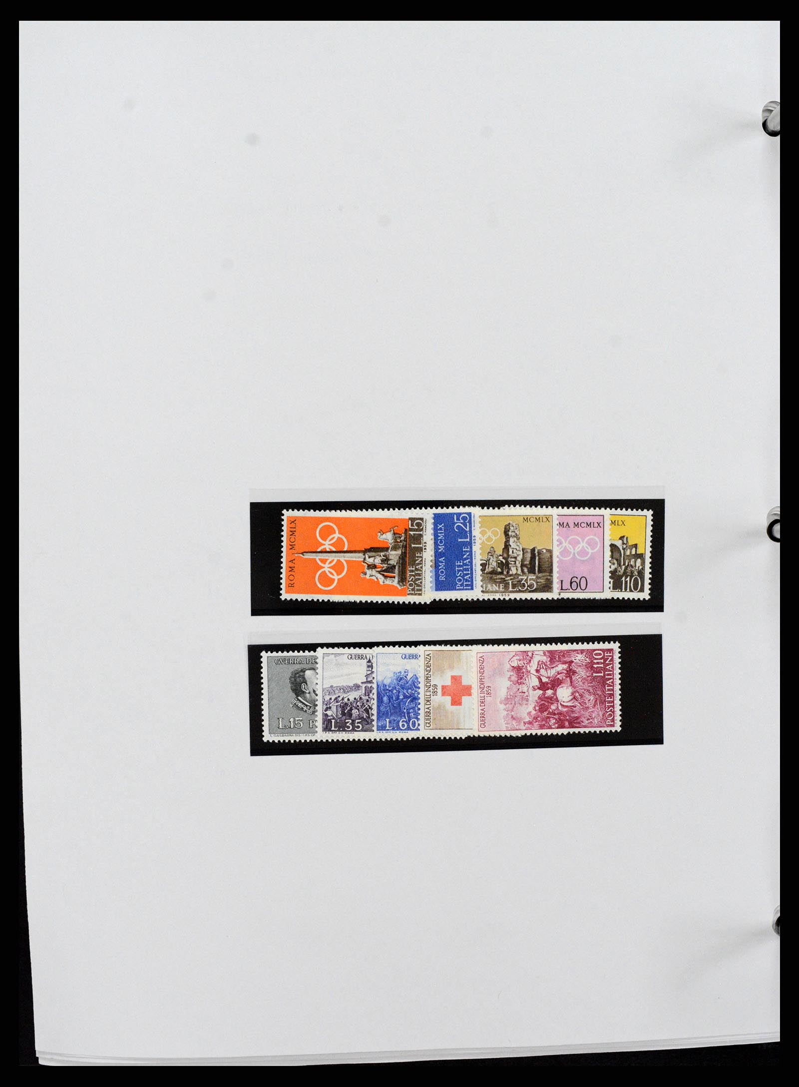 37230 078 - Postzegelverzameling 37230 Italië en gebieden 1862-1990.