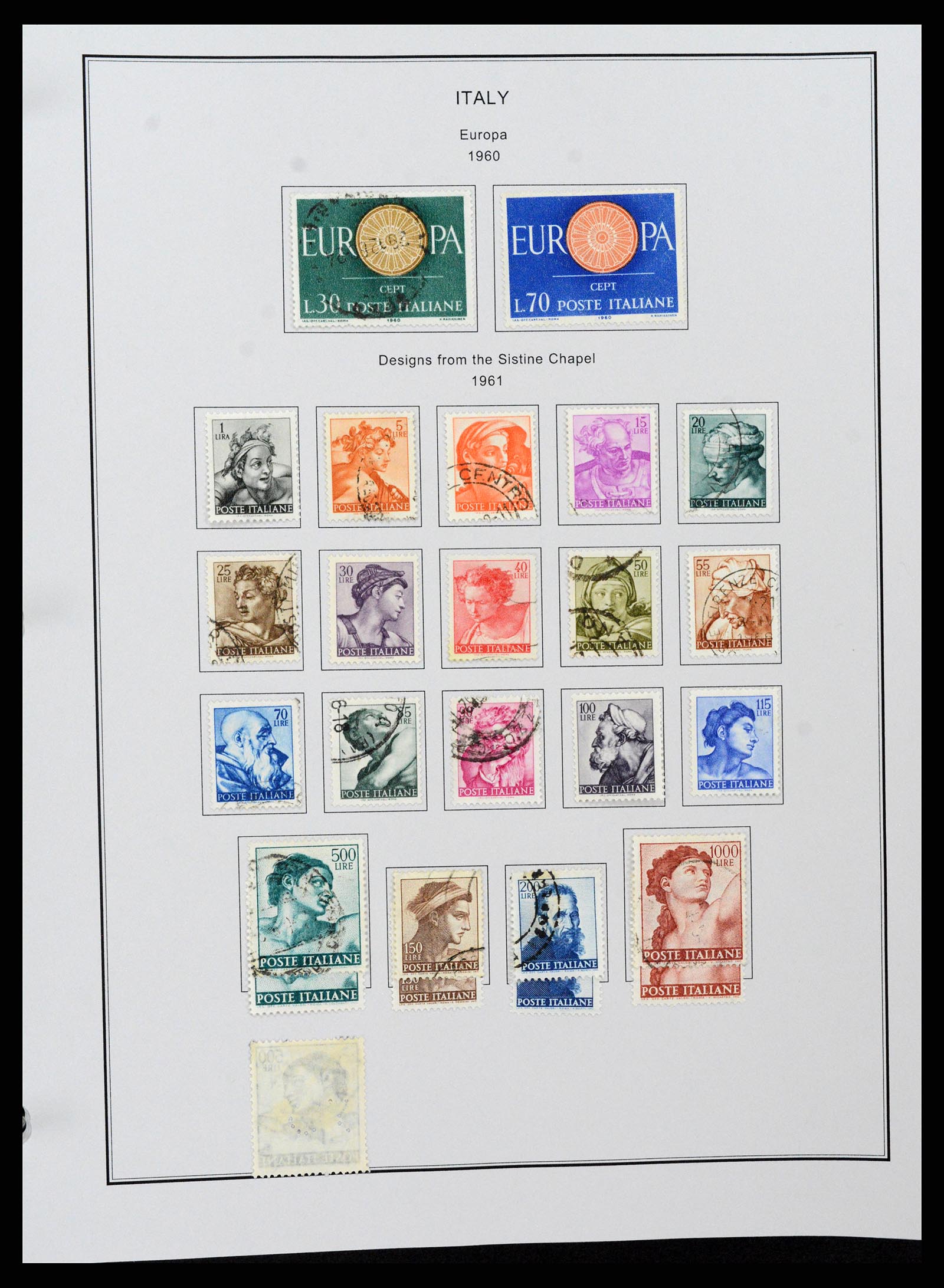 37230 083 - Postzegelverzameling 37230 Italië en gebieden 1862-1990.