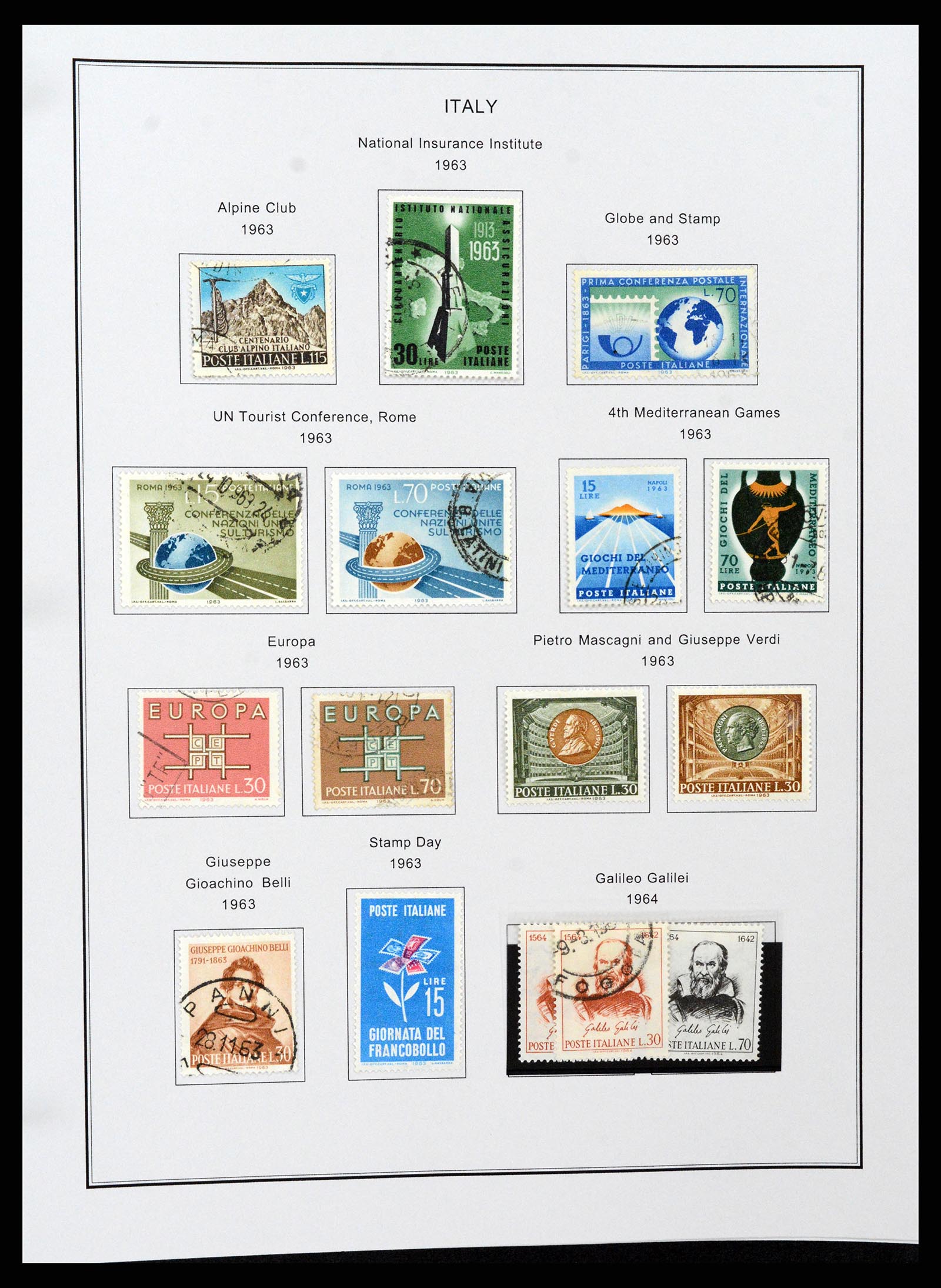 37230 088 - Postzegelverzameling 37230 Italië en gebieden 1862-1990.