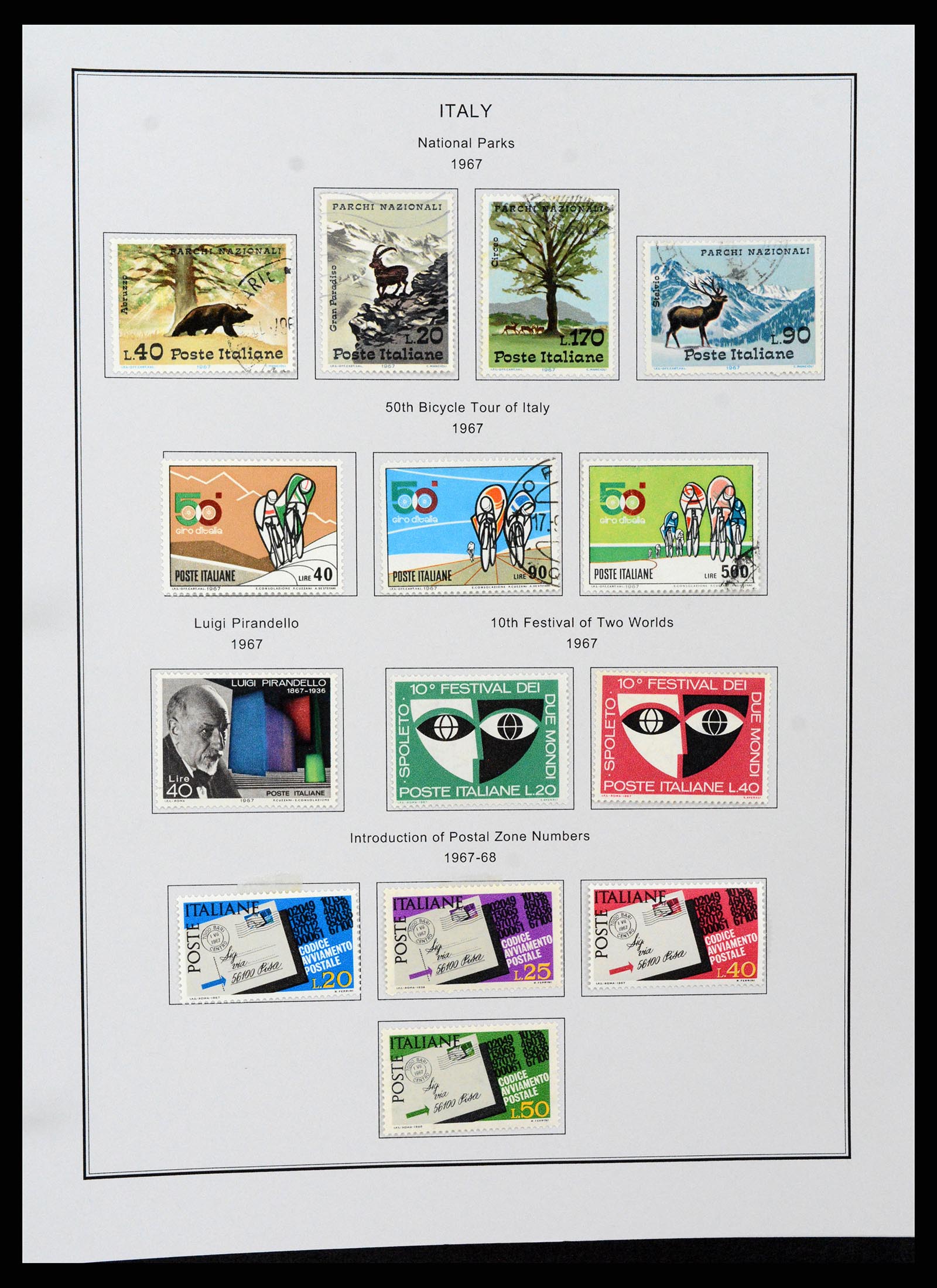 37230 099 - Postzegelverzameling 37230 Italië en gebieden 1862-1990.