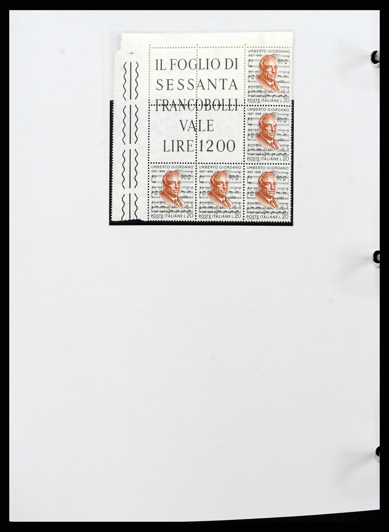 37230 100 - Postzegelverzameling 37230 Italië en gebieden 1862-1990.