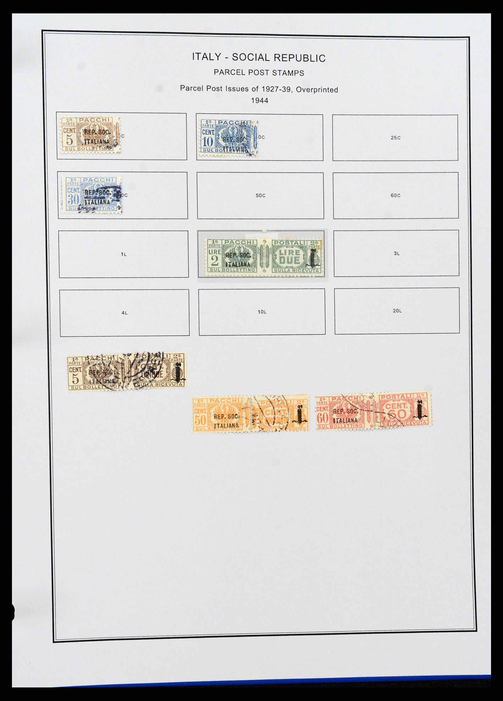 37230 246 - Postzegelverzameling 37230 Italië en gebieden 1862-1990.
