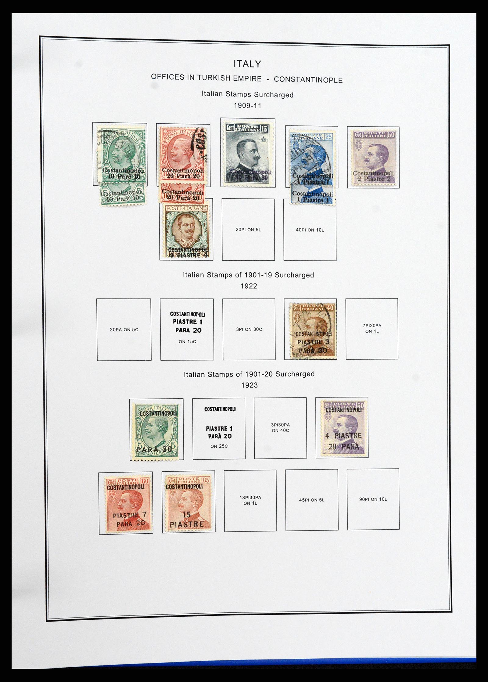 37230 256 - Postzegelverzameling 37230 Italië en gebieden 1862-1990.