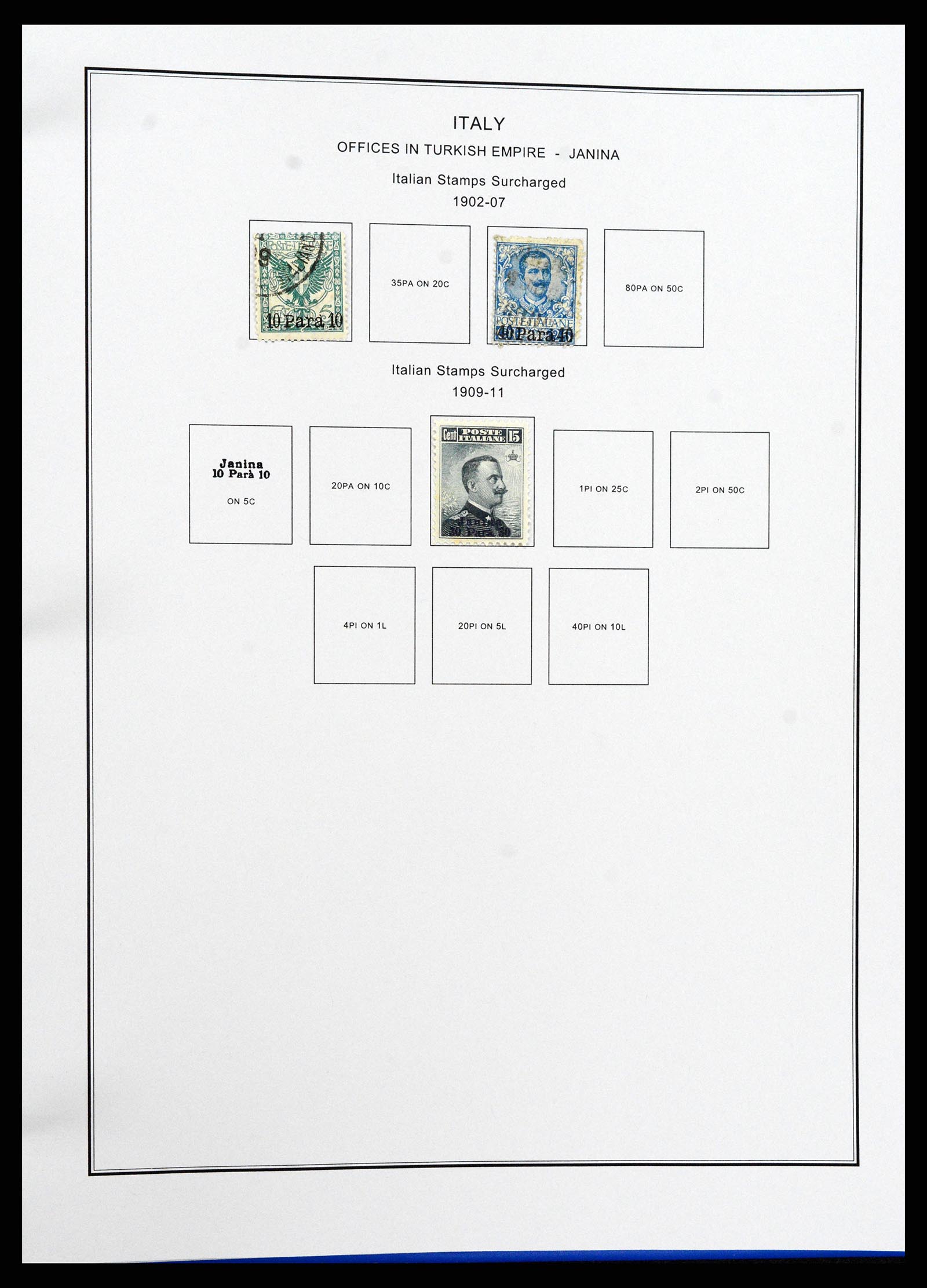 37230 258 - Postzegelverzameling 37230 Italië en gebieden 1862-1990.