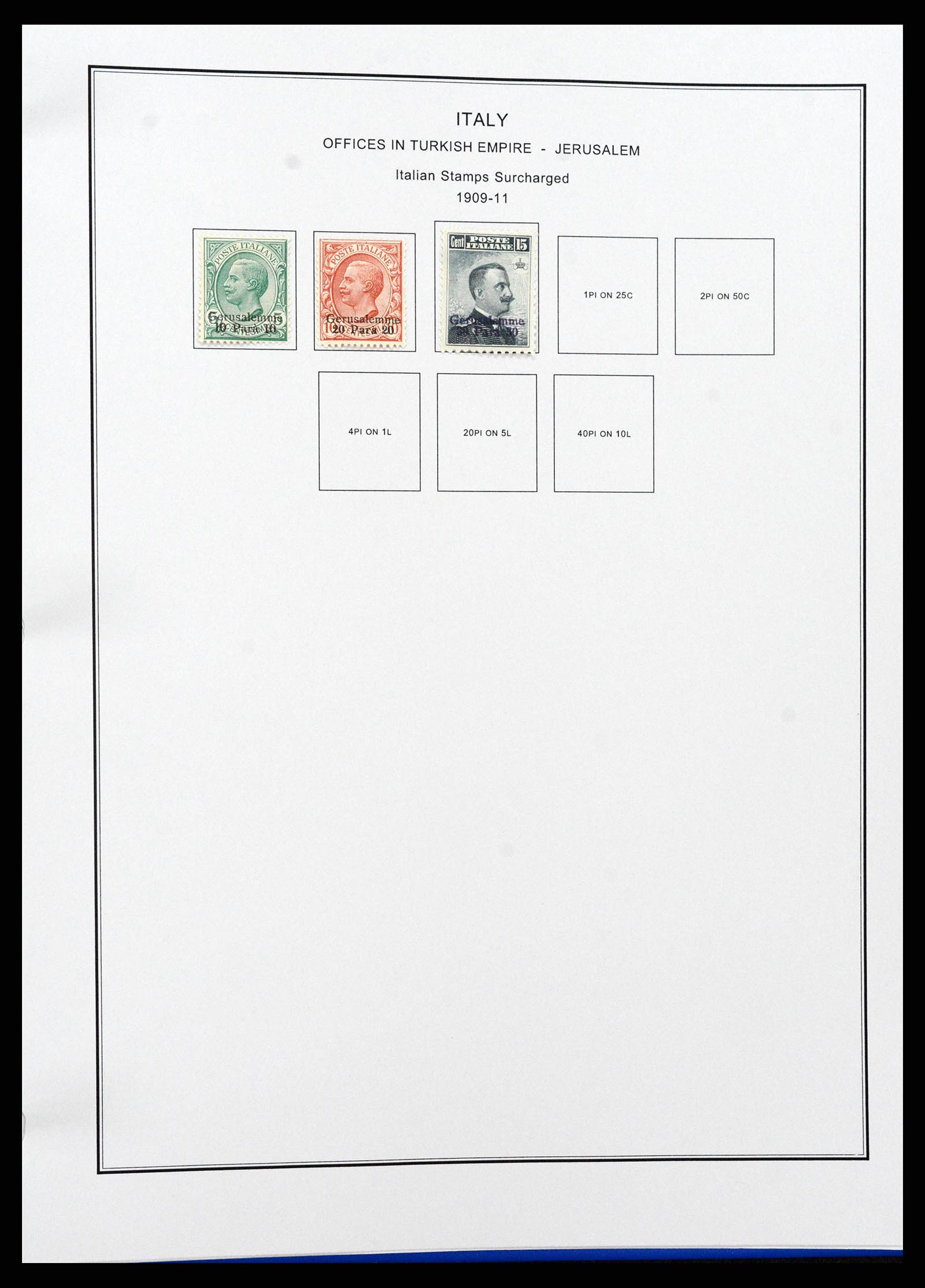 37230 259 - Postzegelverzameling 37230 Italië en gebieden 1862-1990.