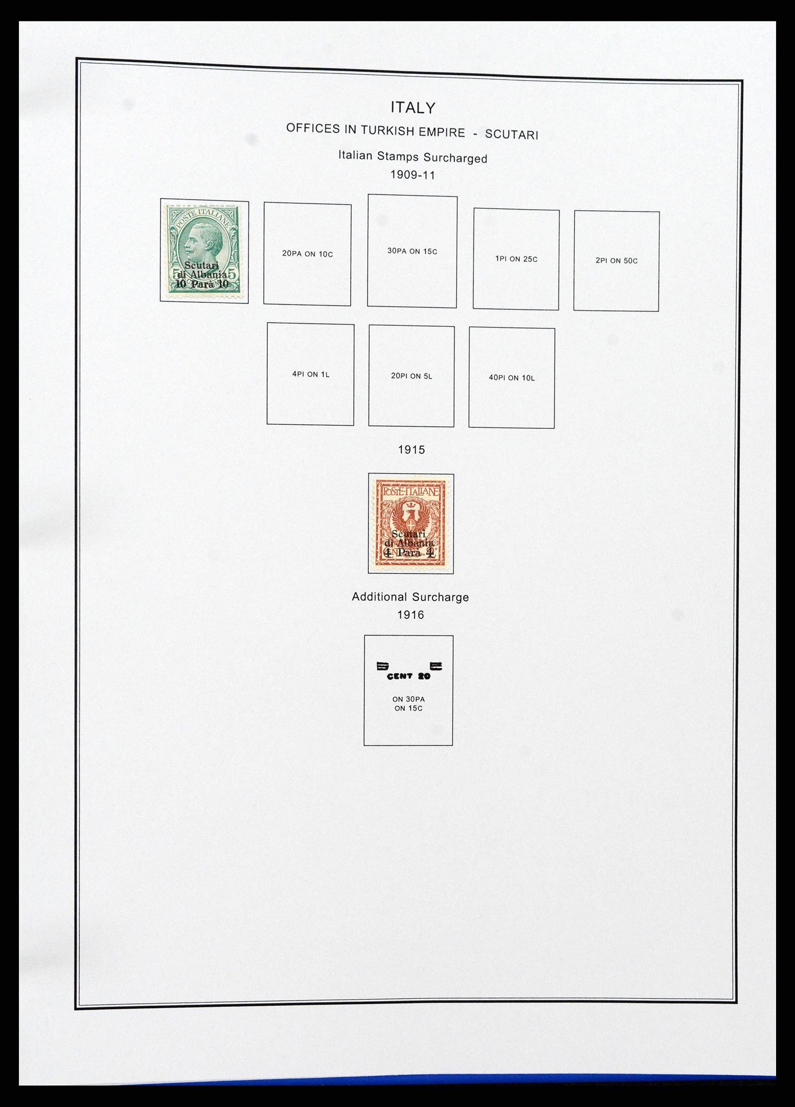 37230 261 - Stamp collection 37230 Italy and territories 1862-1990.