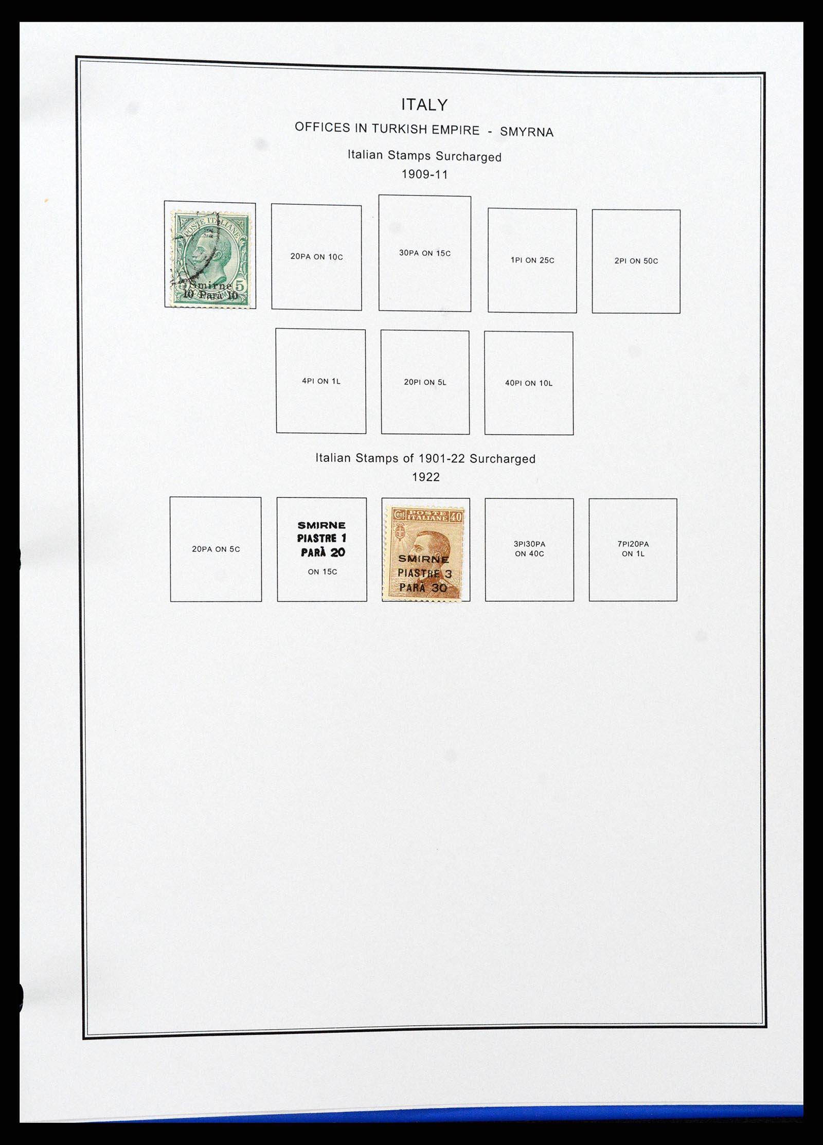 37230 262 - Stamp collection 37230 Italy and territories 1862-1990.