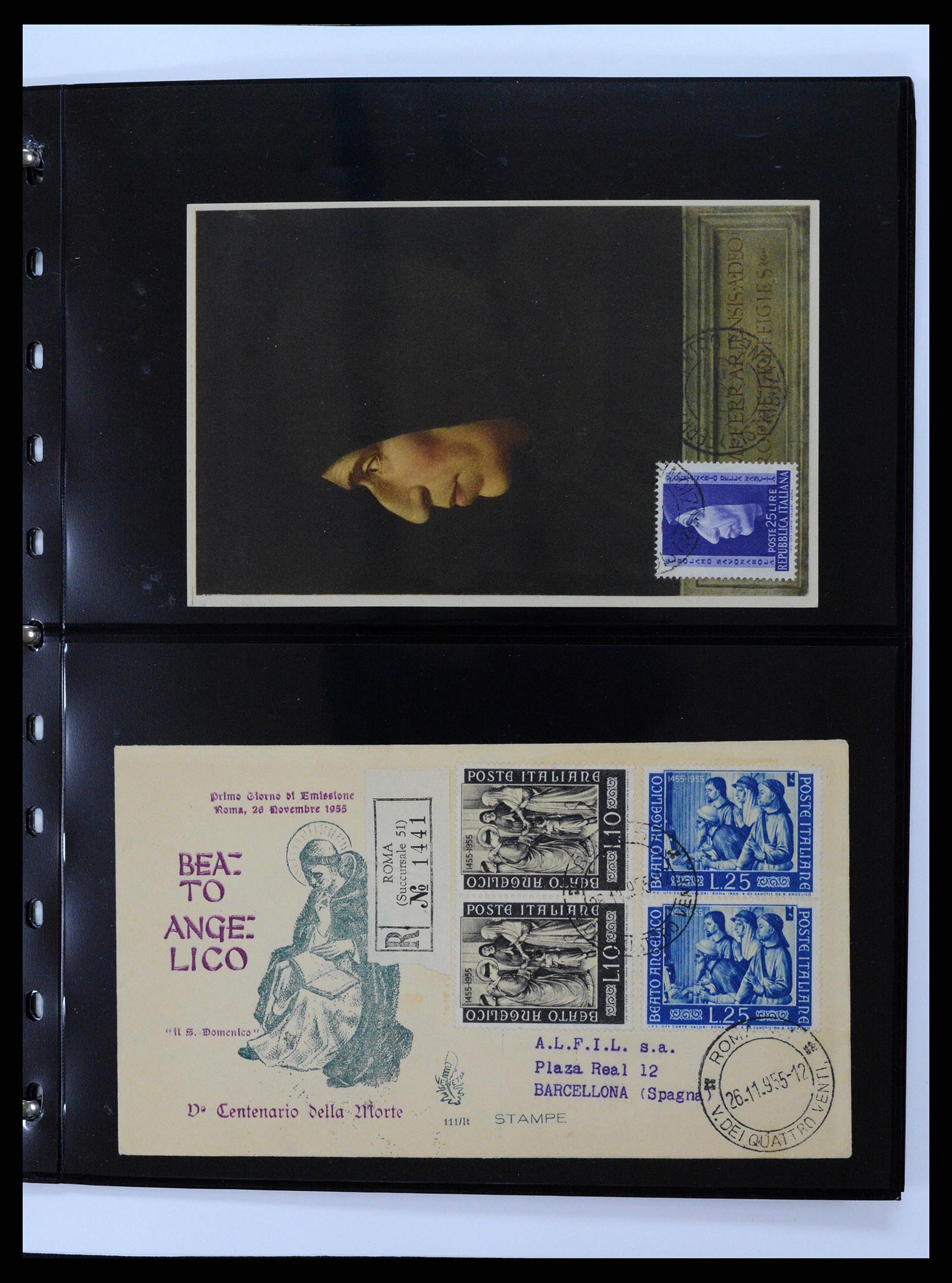 37230 267 - Postzegelverzameling 37230 Italië en gebieden 1862-1990.