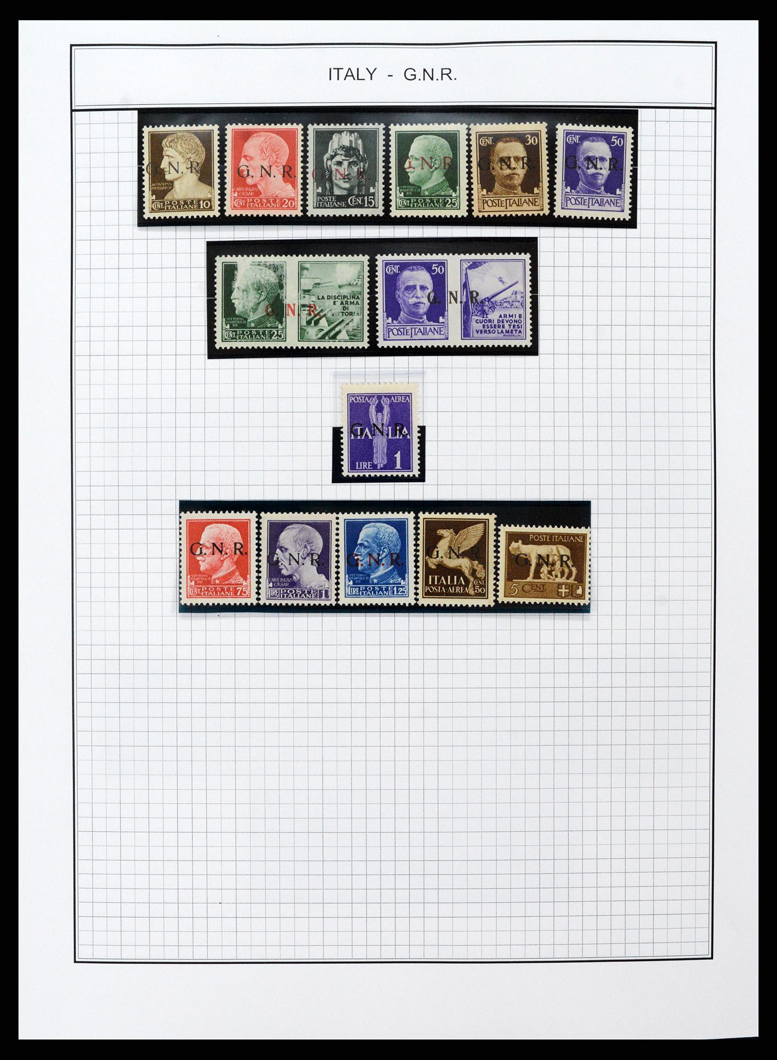 37230 276 - Postzegelverzameling 37230 Italië en gebieden 1862-1990.