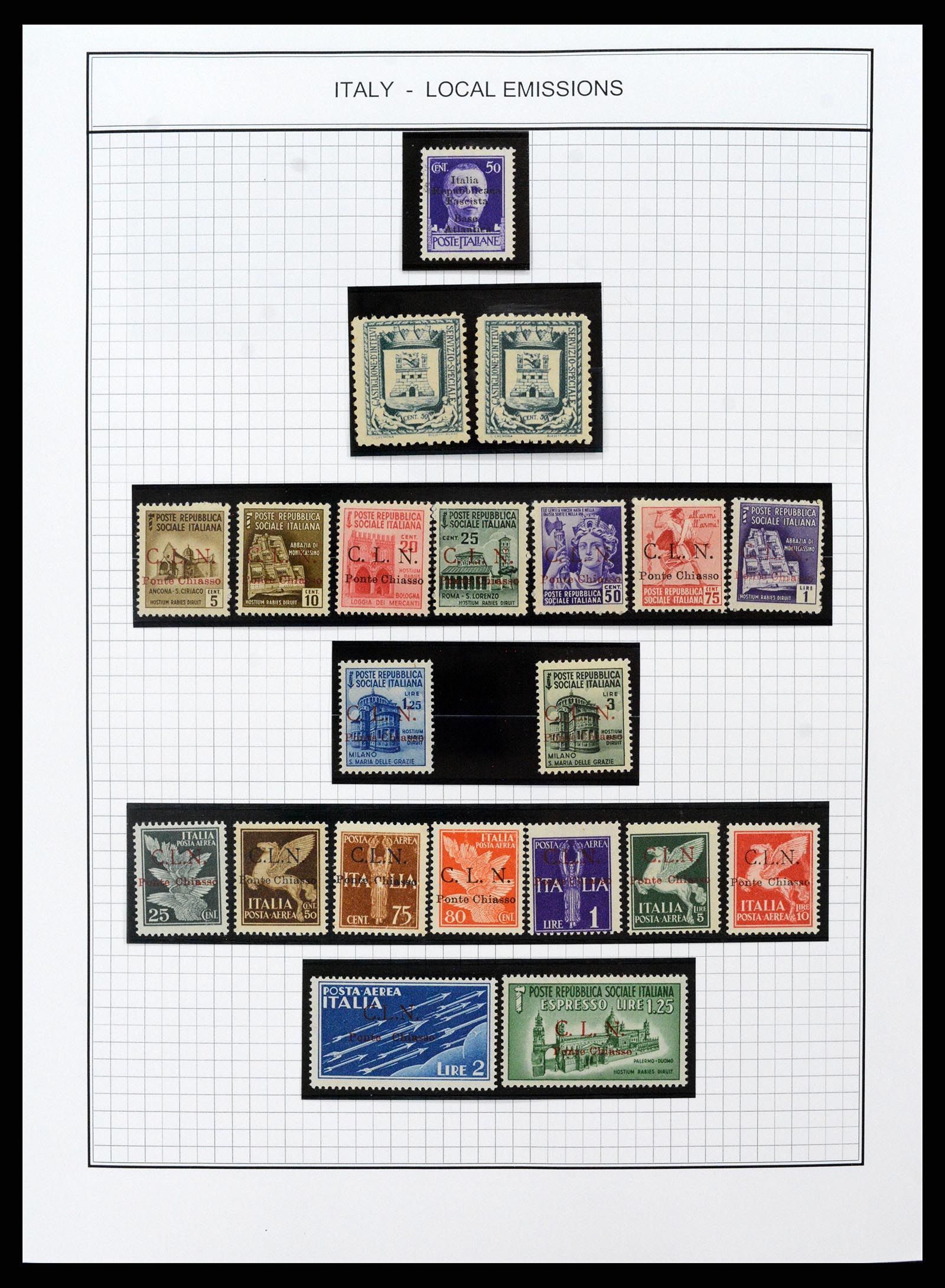 37230 277 - Postzegelverzameling 37230 Italië en gebieden 1862-1990.